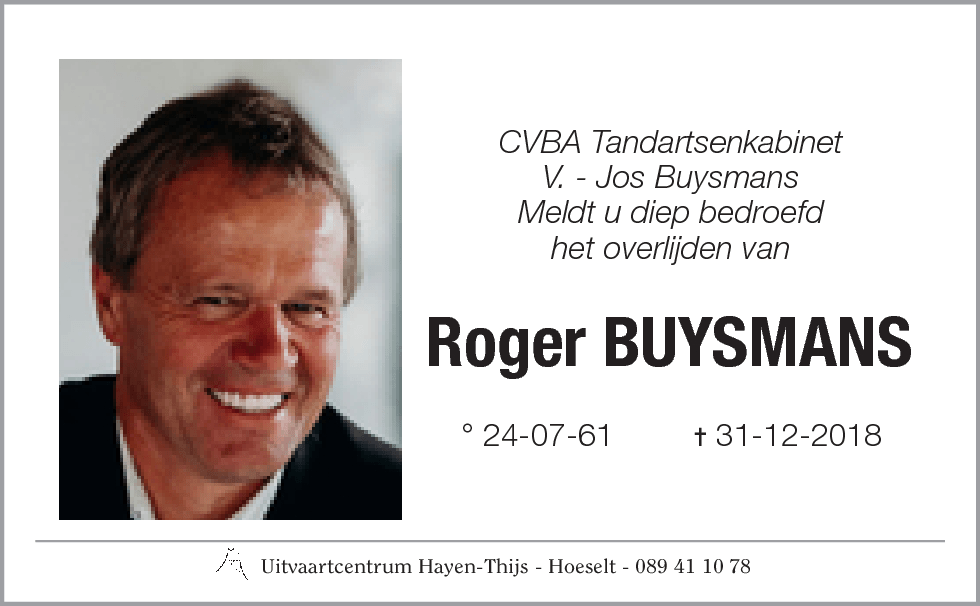 Roger BUYSMANS