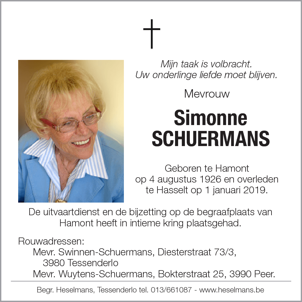 Simonne Schuermans