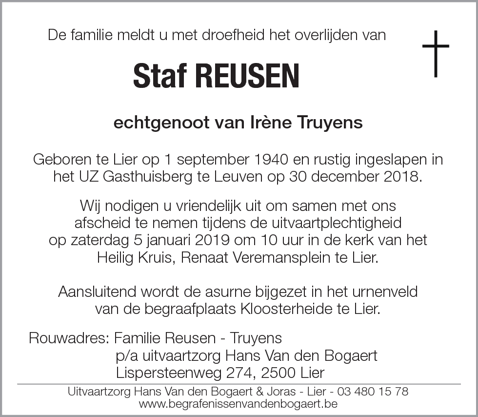 Staf Reusen