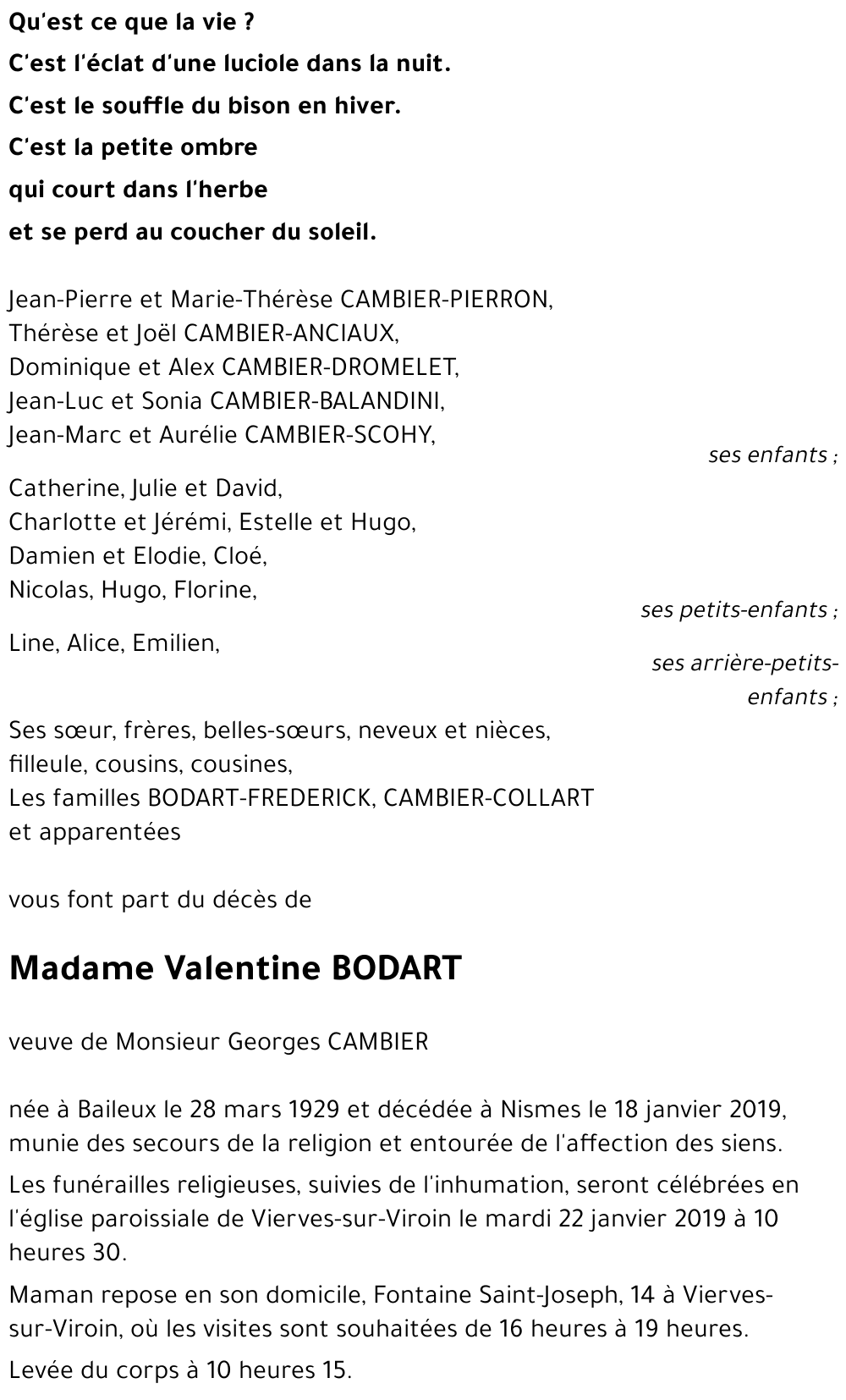 Valentine BODART