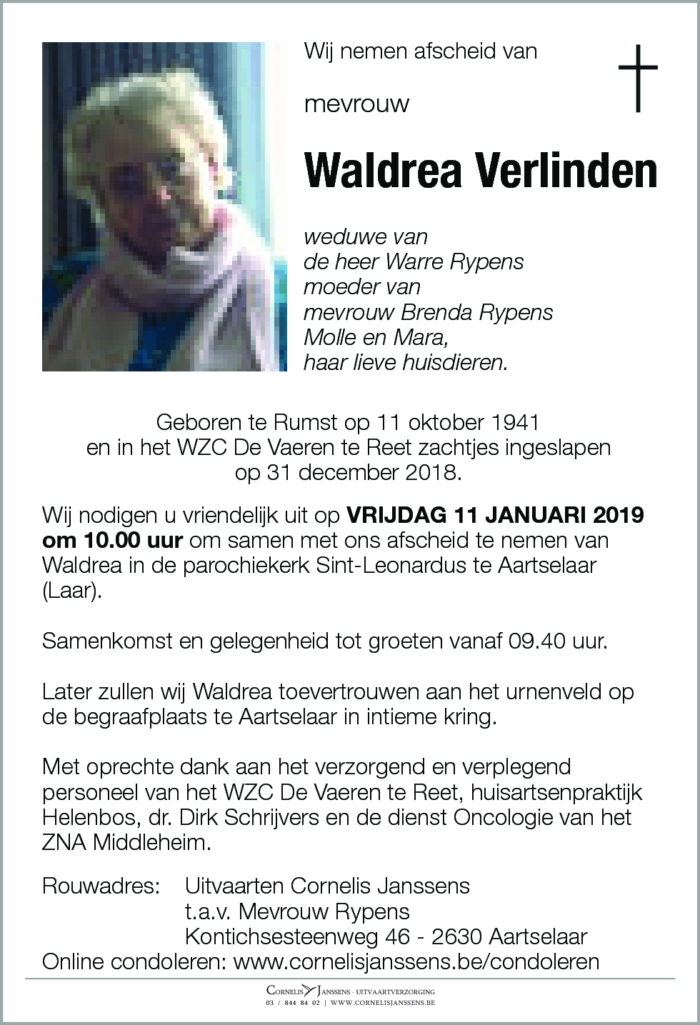 Waldrea Verlinden