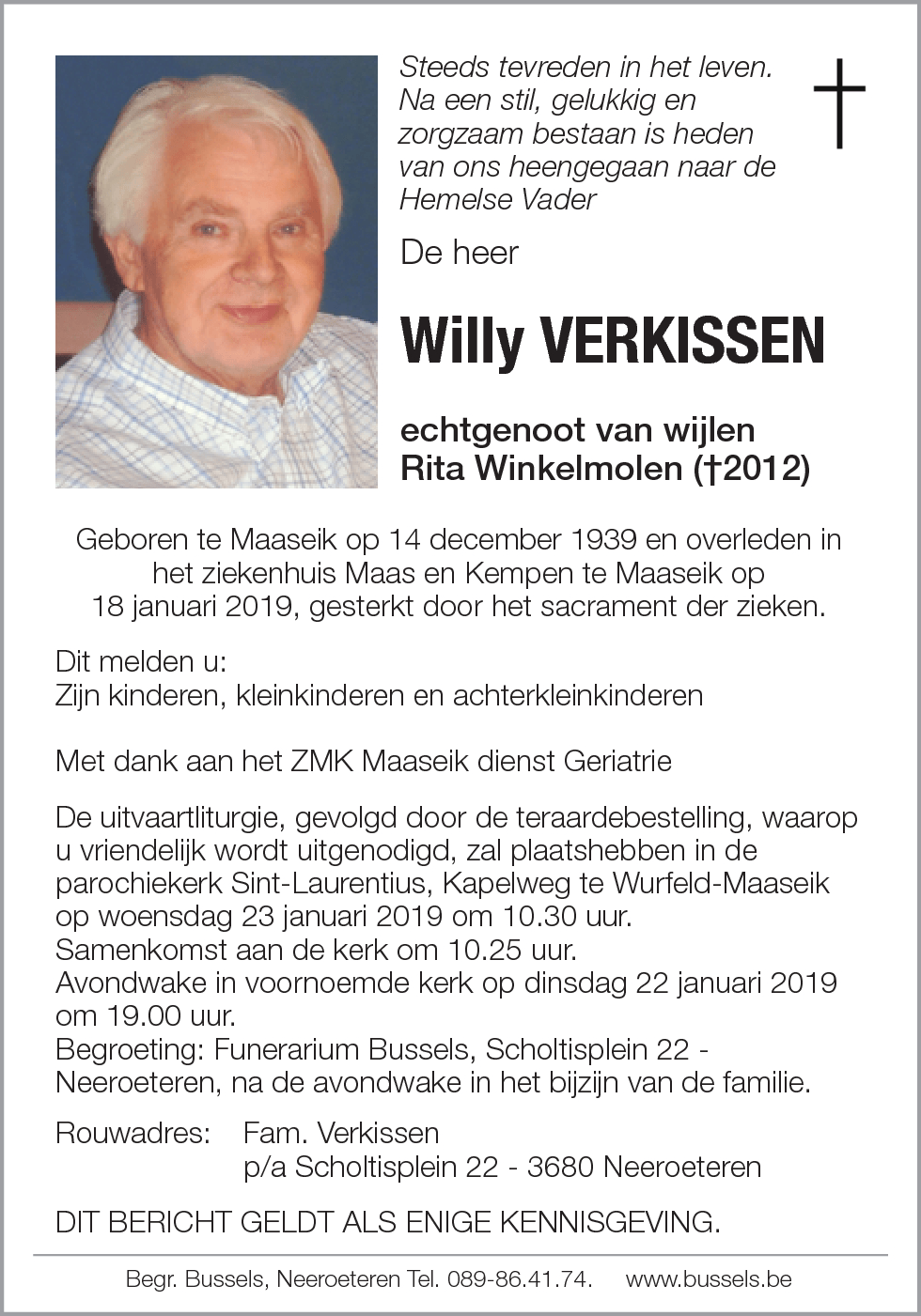 Willy VERKISSEN