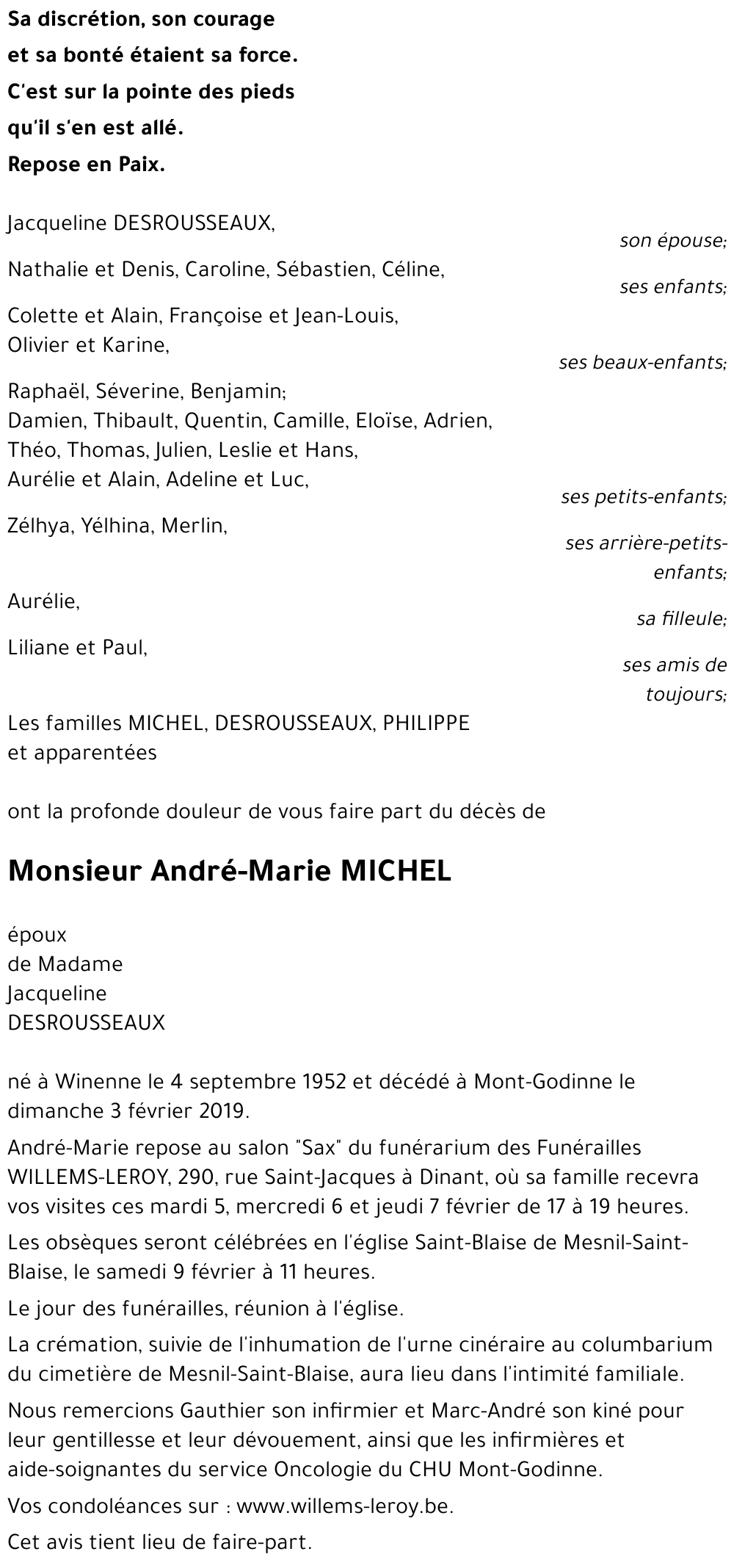 André-Marie MICHEL