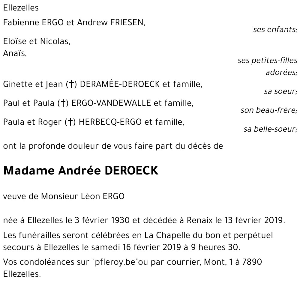 Andrée Deroeck