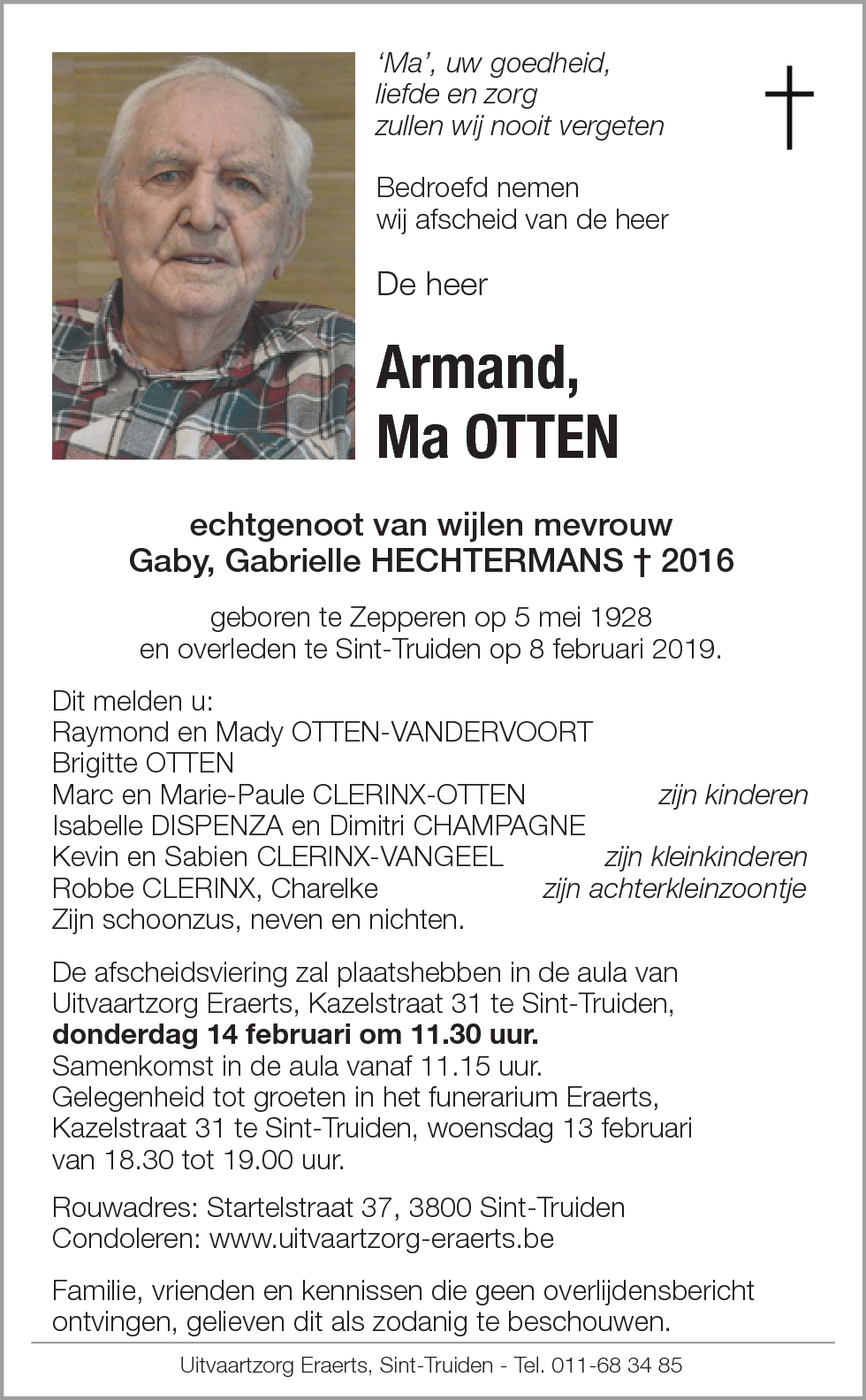 Armand, Ma Otten