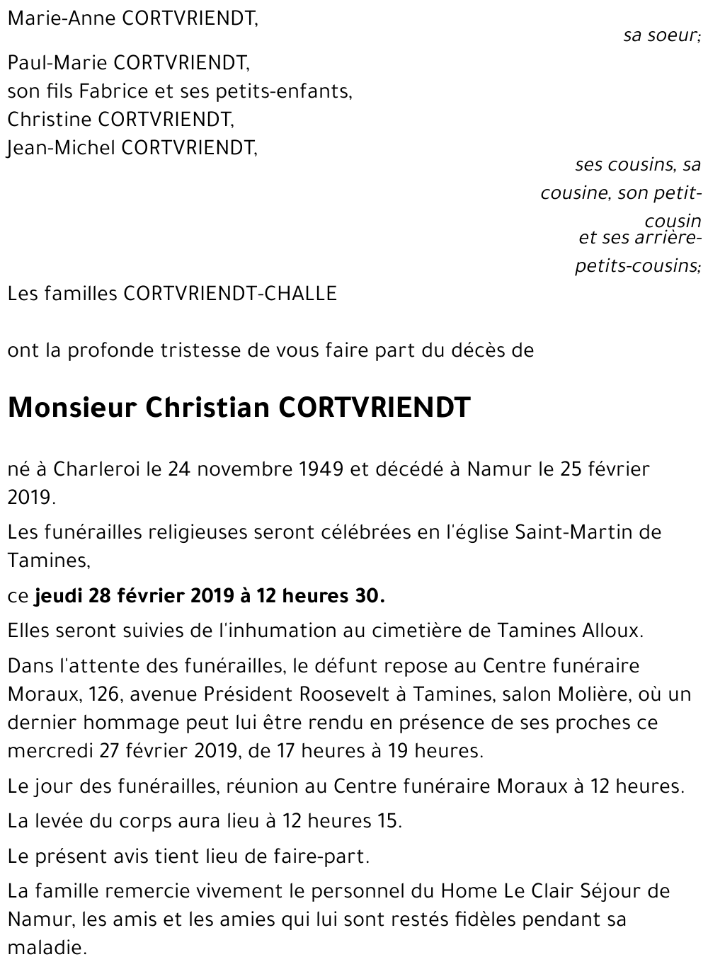 Christian CORTVRIENDT