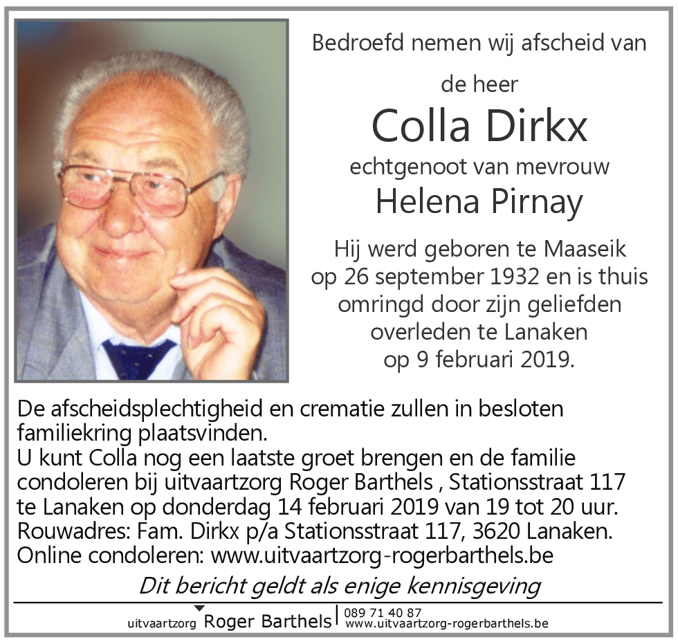 Colla Dirkx
