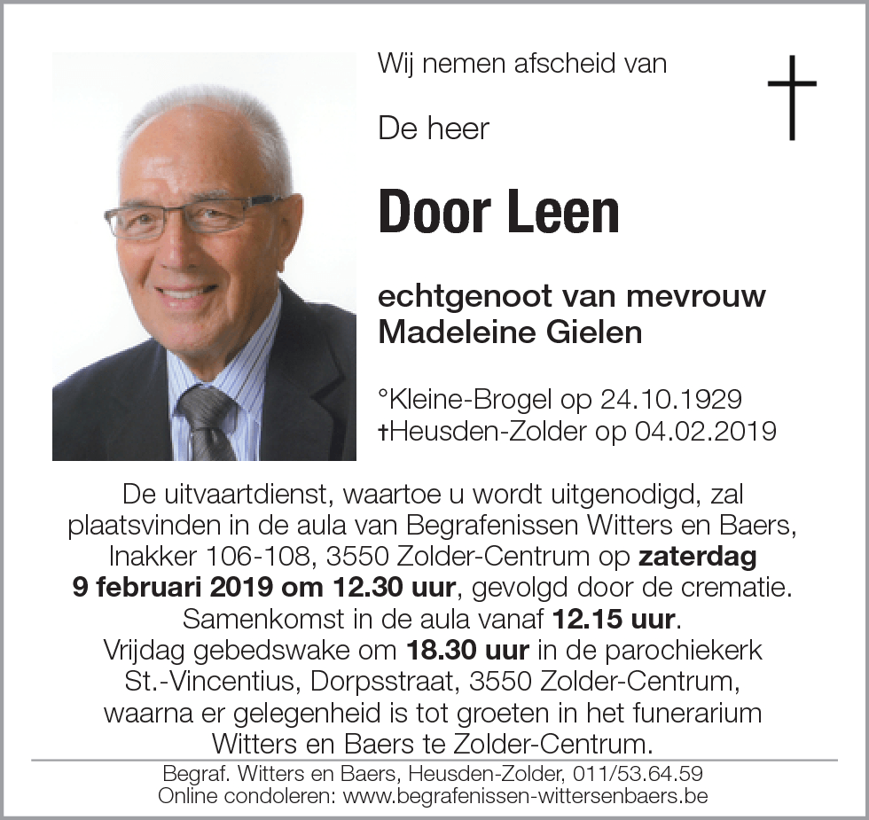 Door Leen