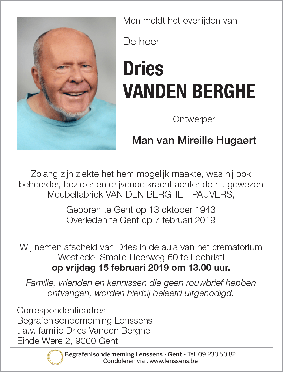 Dries Vanden Berghe