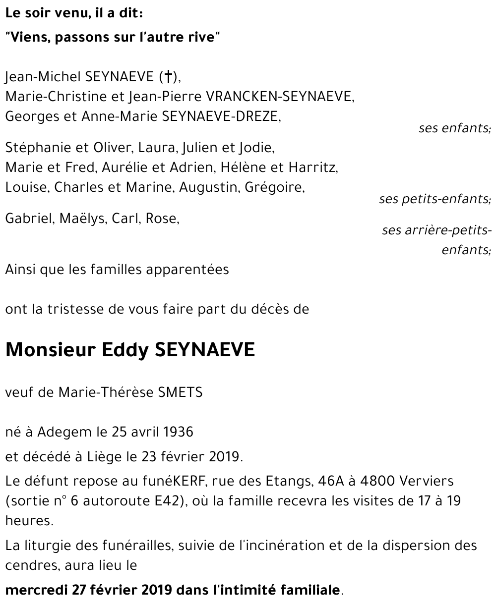 Eddy SEYNAEVE