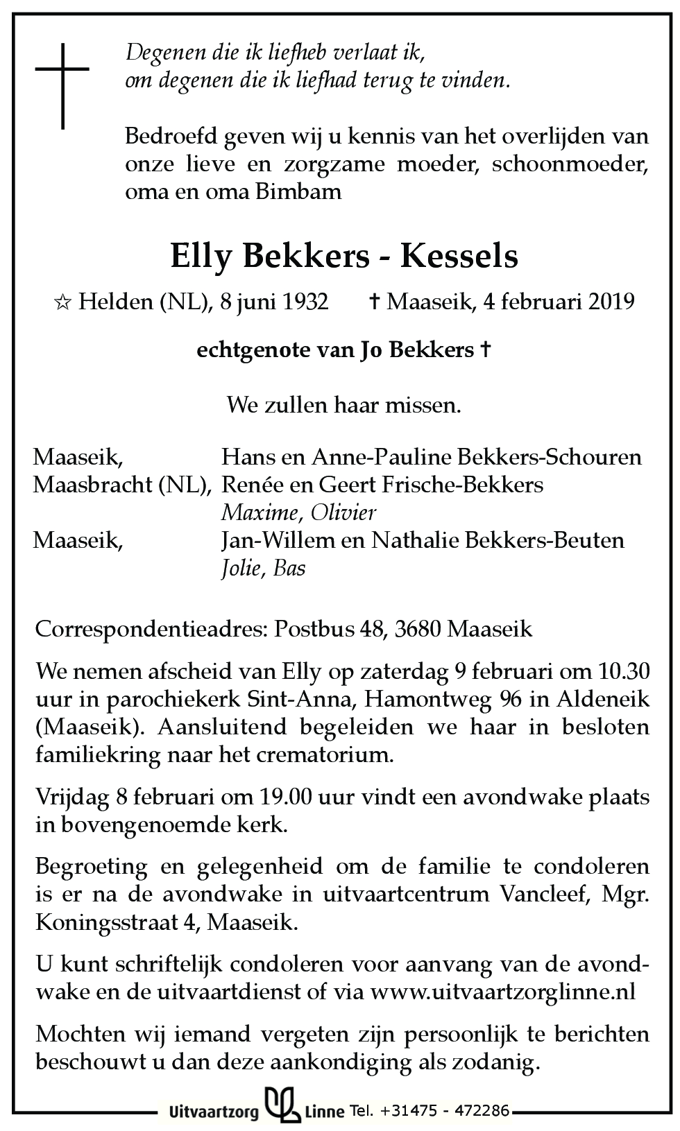 Elly Bekkers-Kessels
