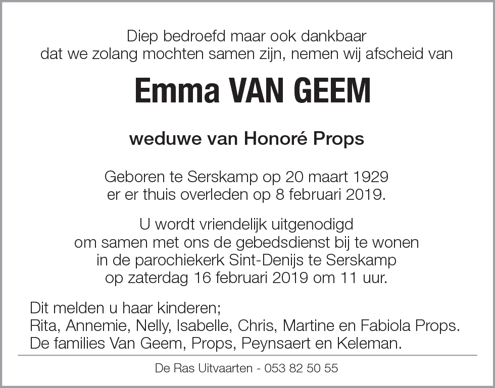 Emma Van Geem