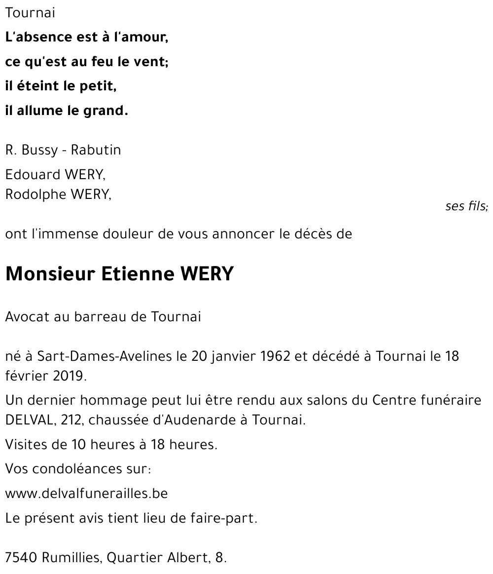 Etienne WERY