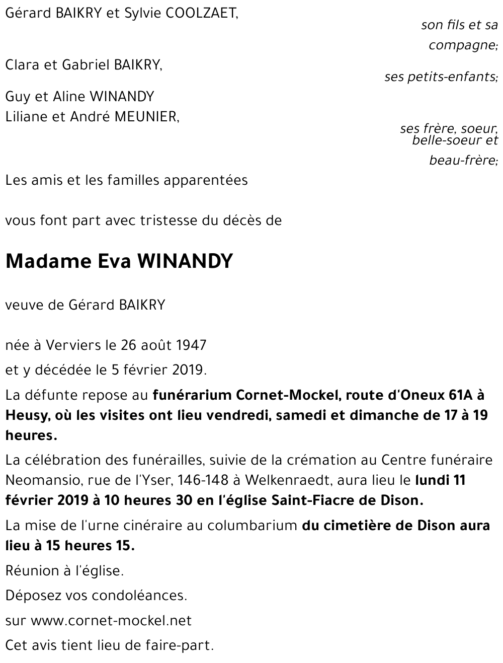 Eva WINANDY