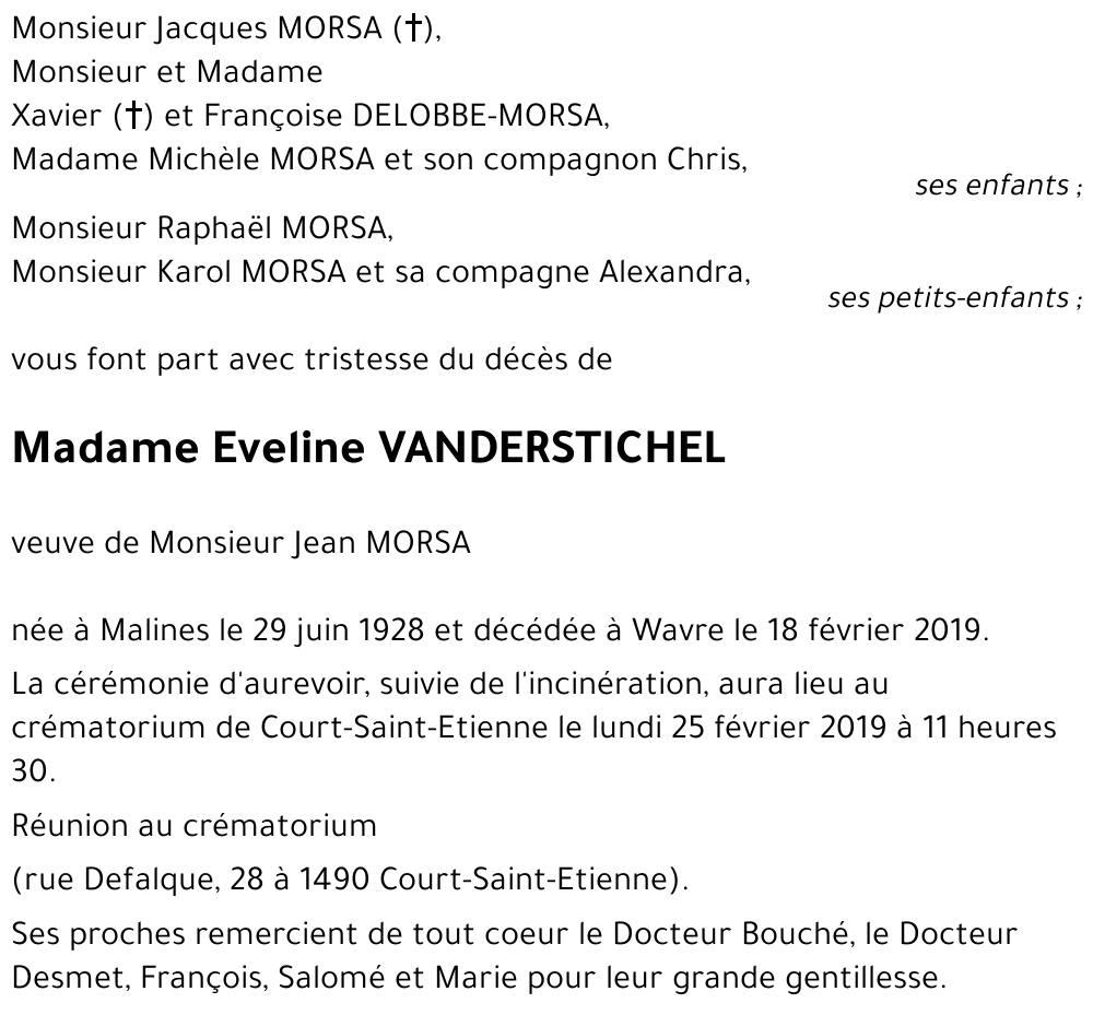 Eveline Vanderstichel