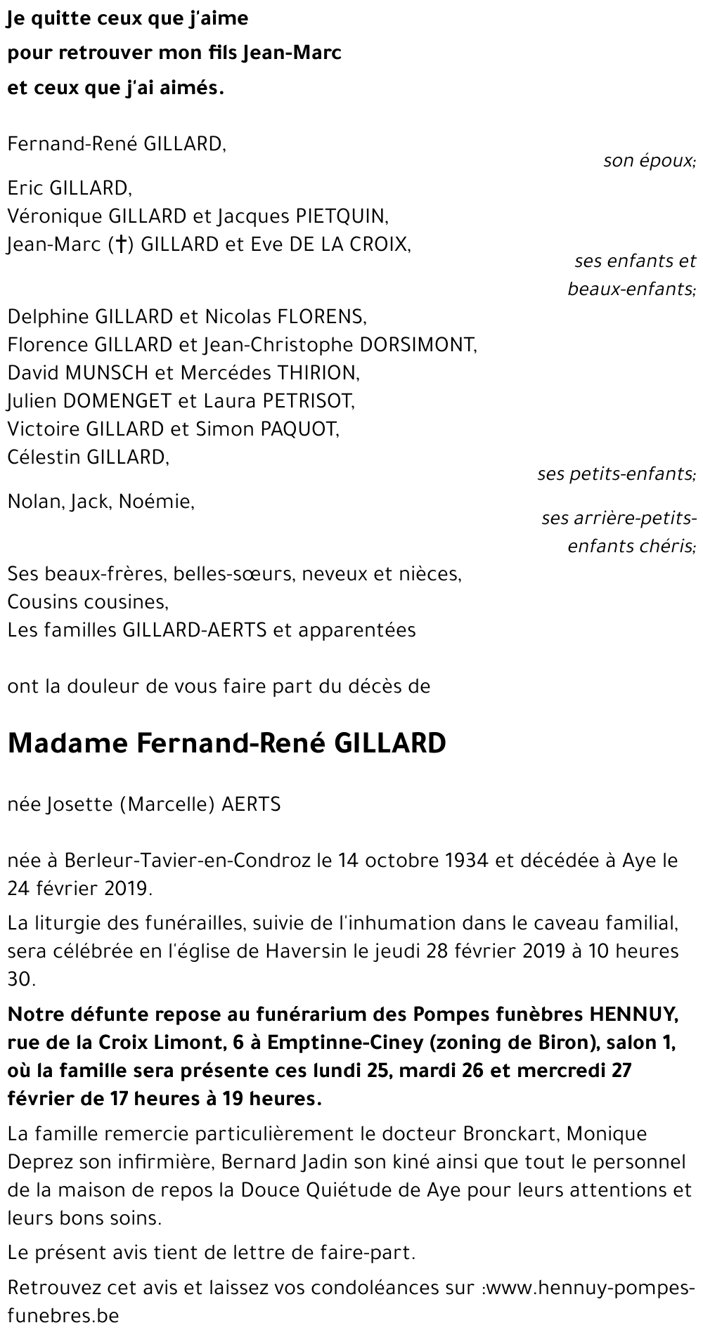 Fernand-René GILLARD