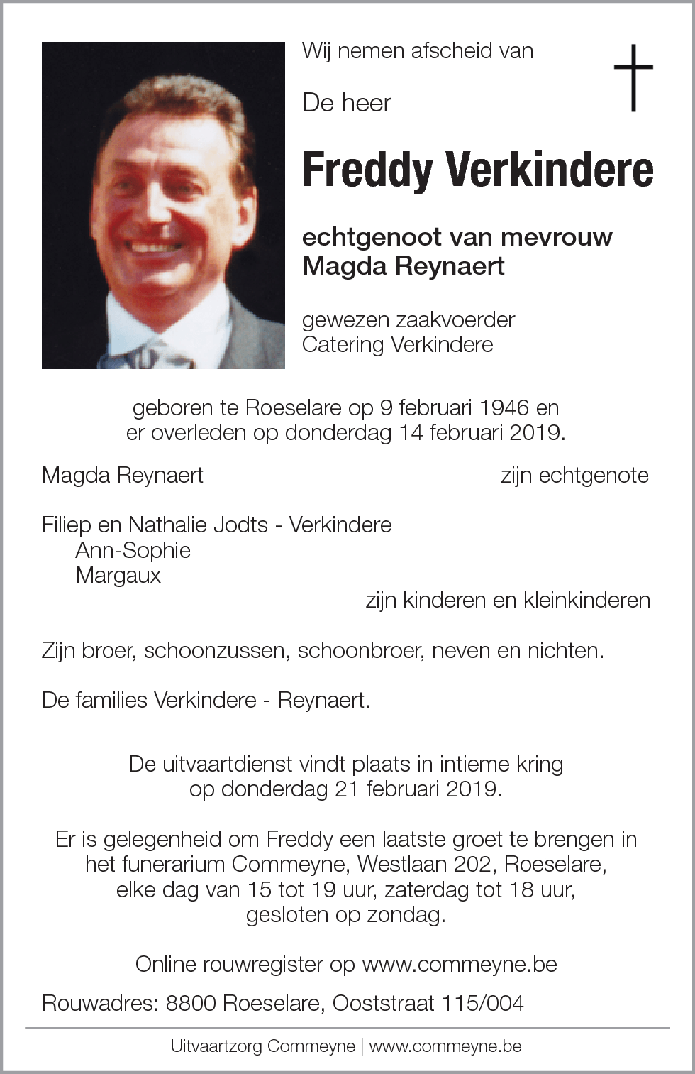 Freddy Verkindere
