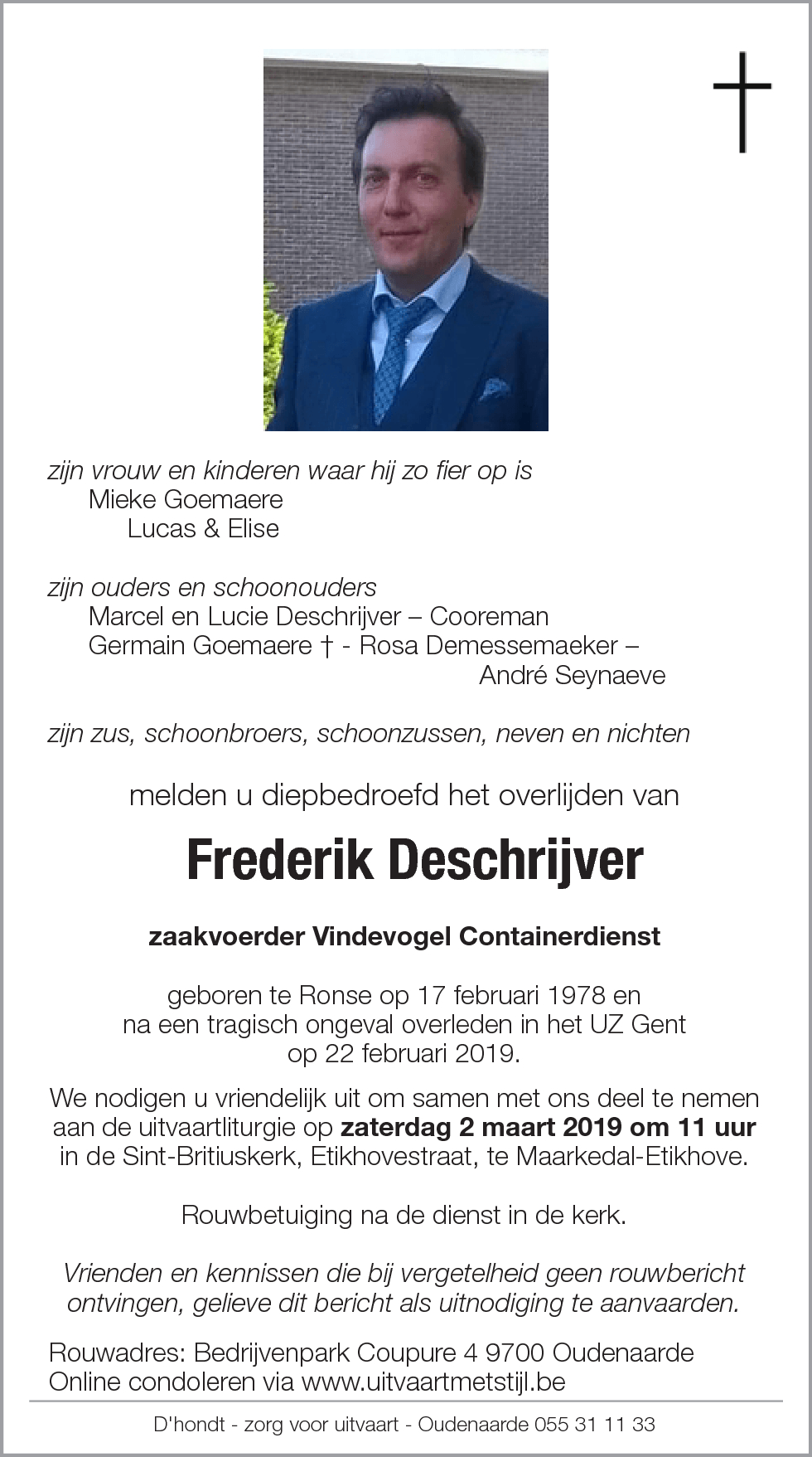 Frederik Deschrijver