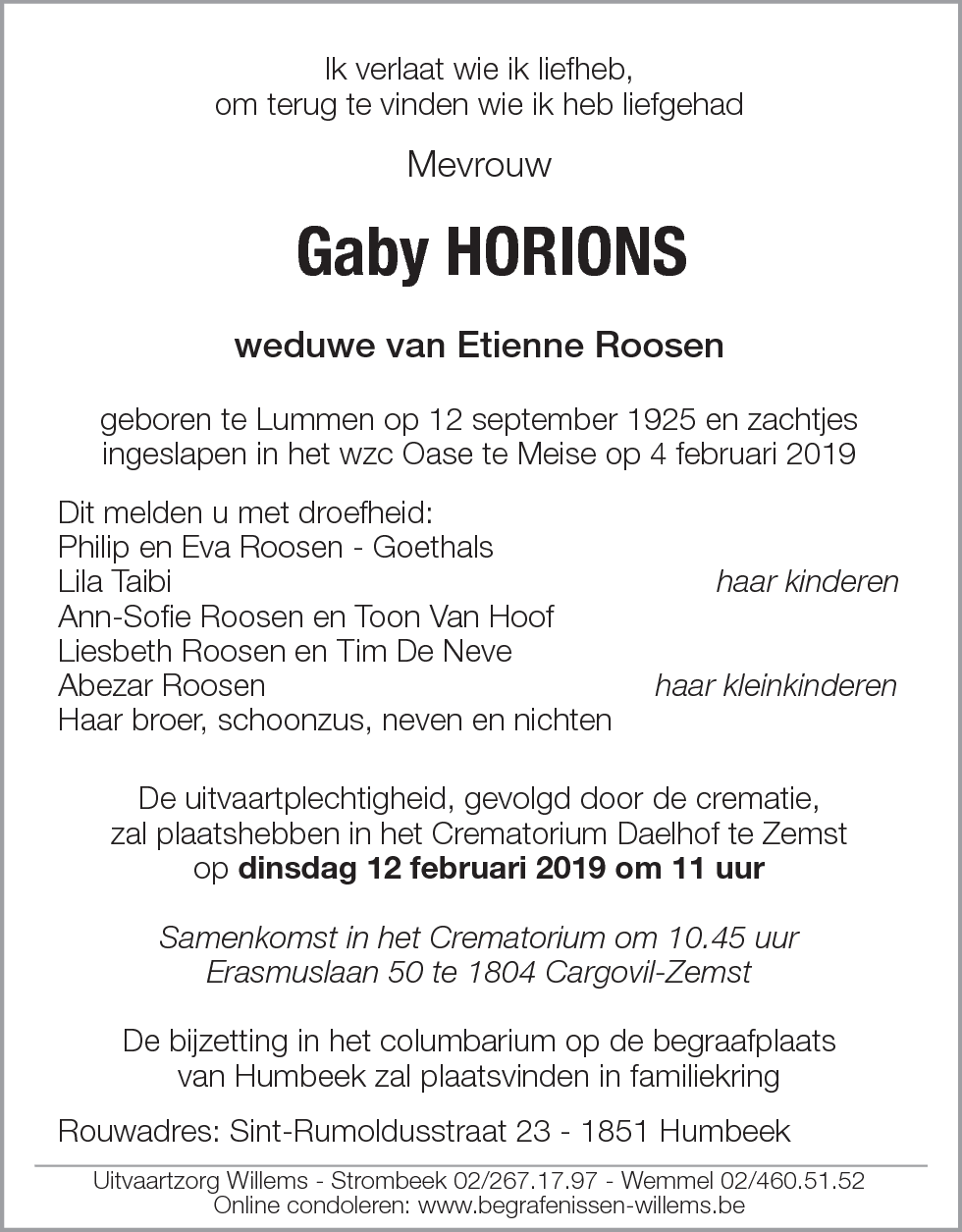 Gaby Horions