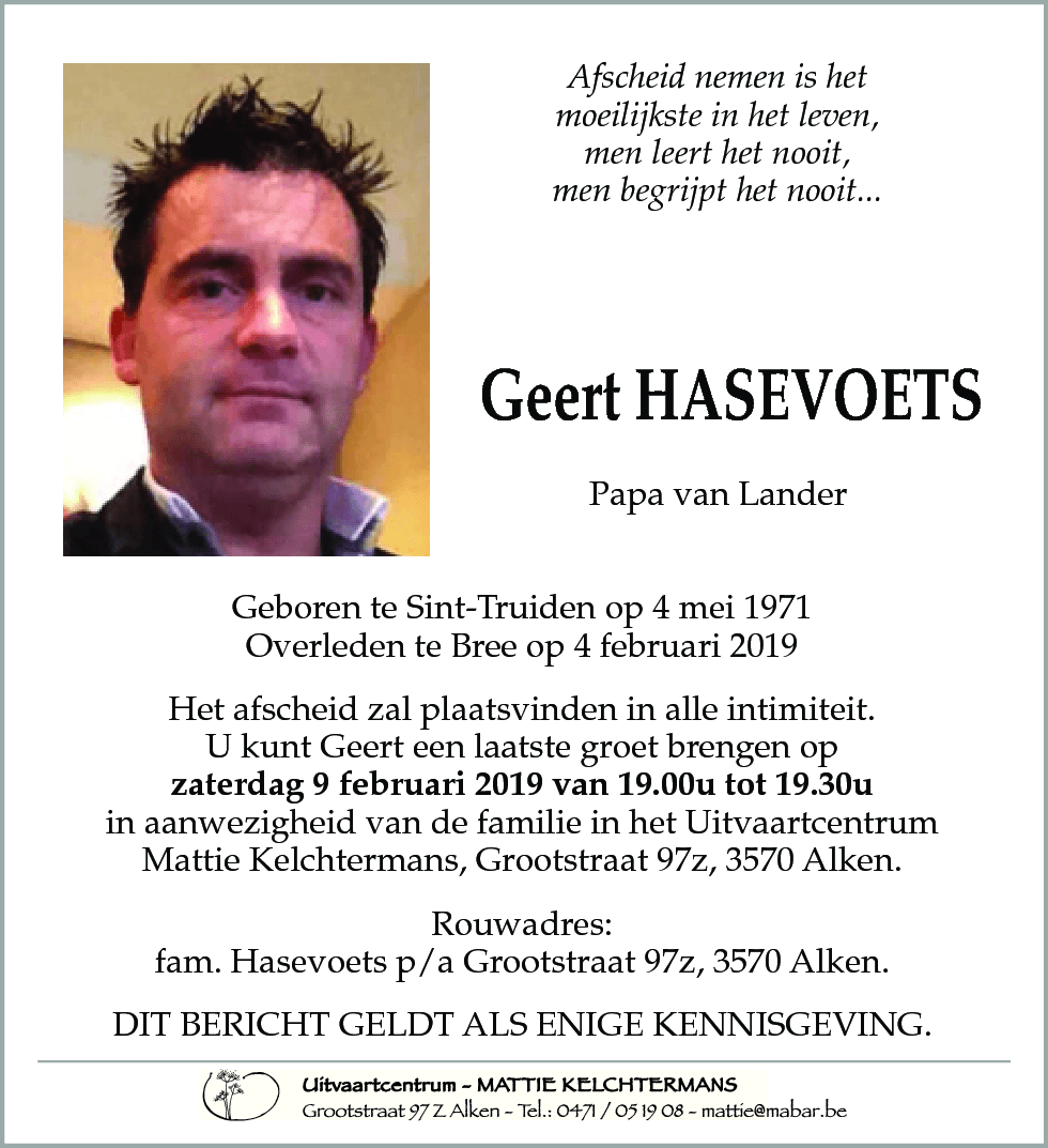 Geert HASEVOETS