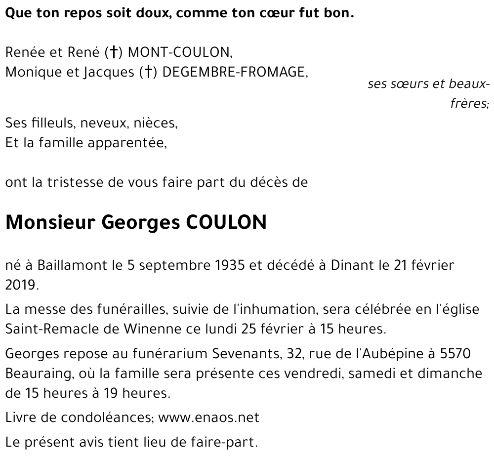 Georges COULON