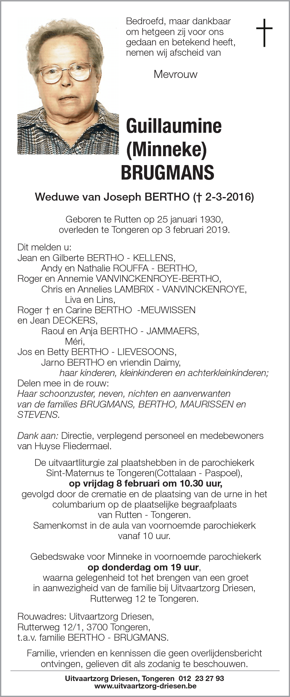 Guillaumine Brugmans