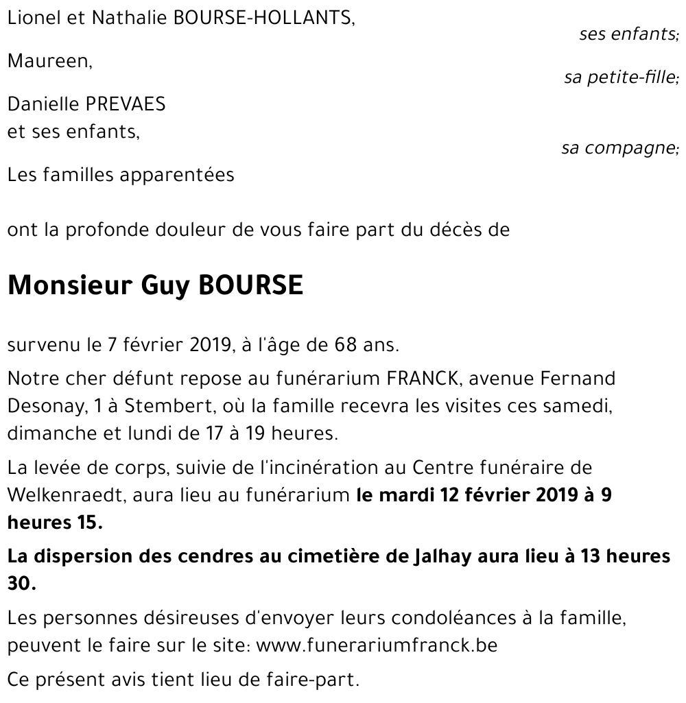 Guy BOURSE