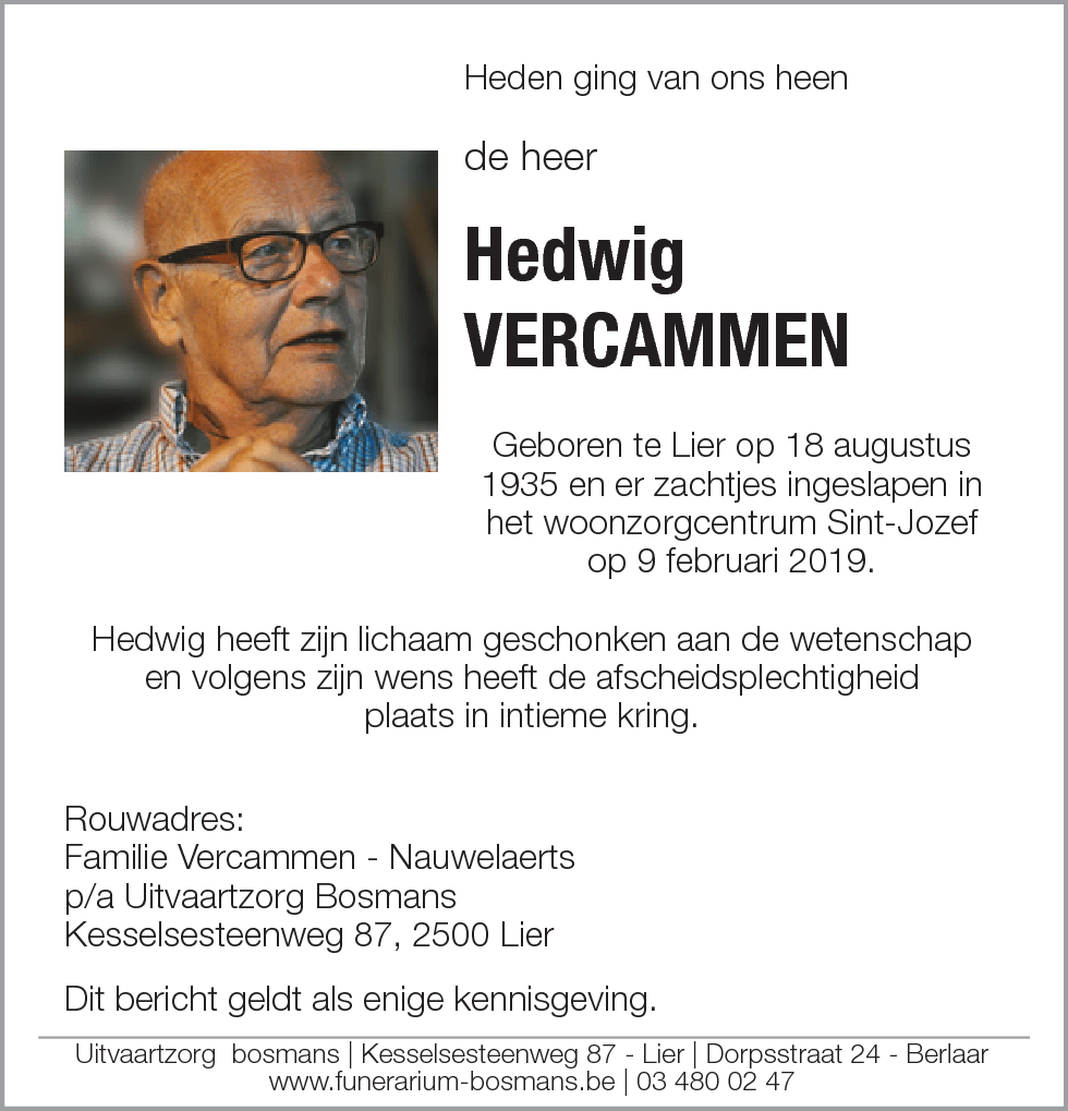 Hedwig Vercammen