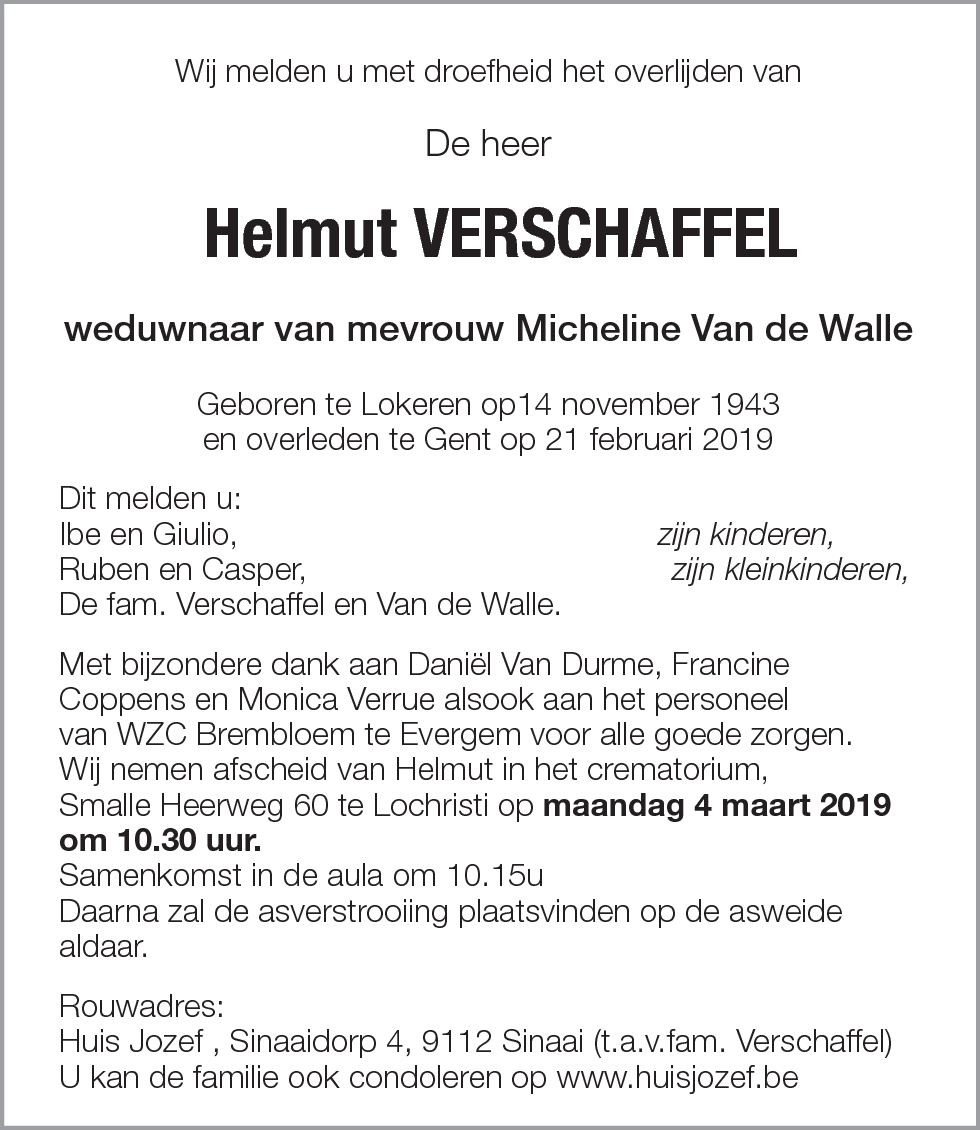 Helmut Verschaffel