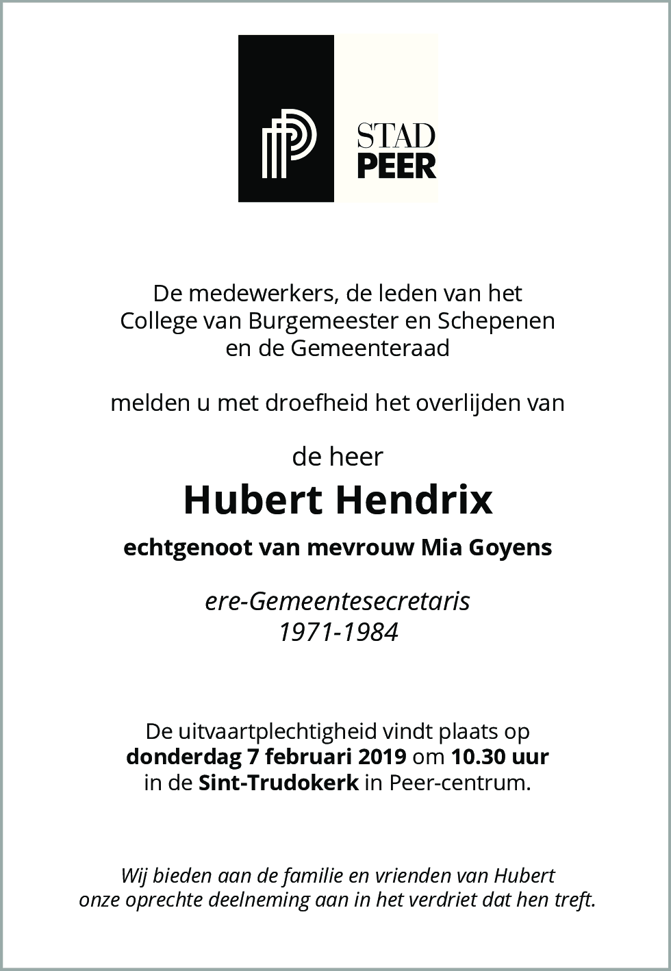 Hubert Hendrix