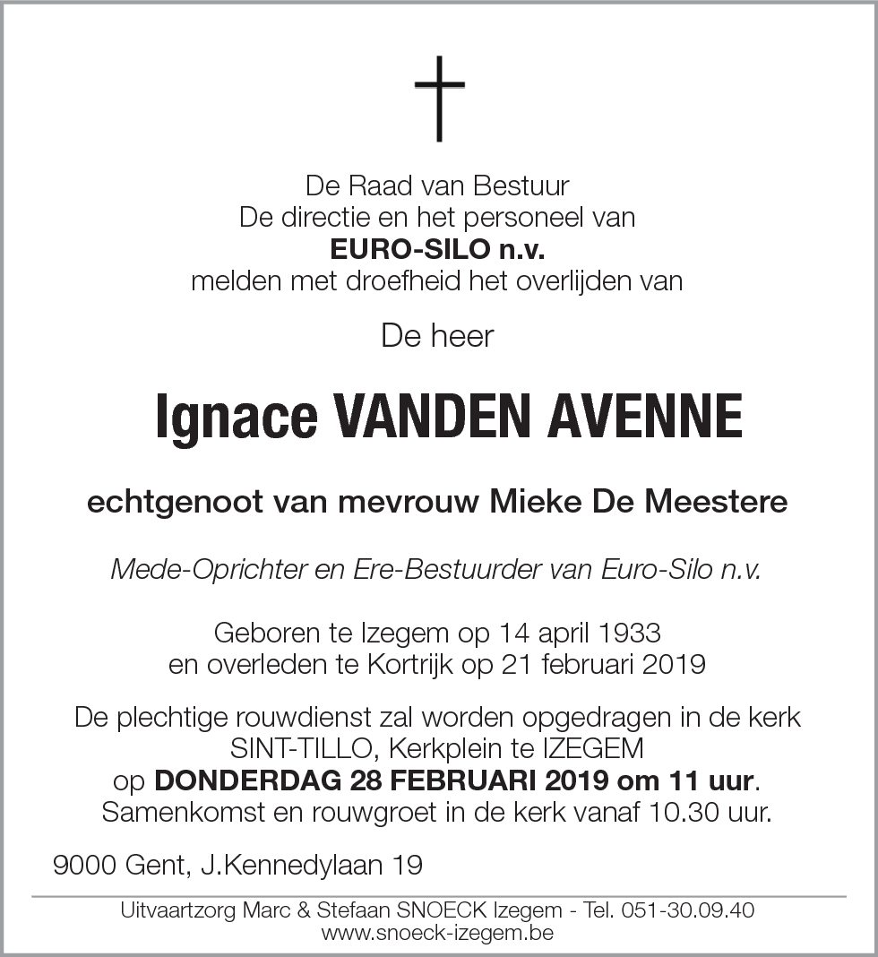 Ignace Vanden Avenne