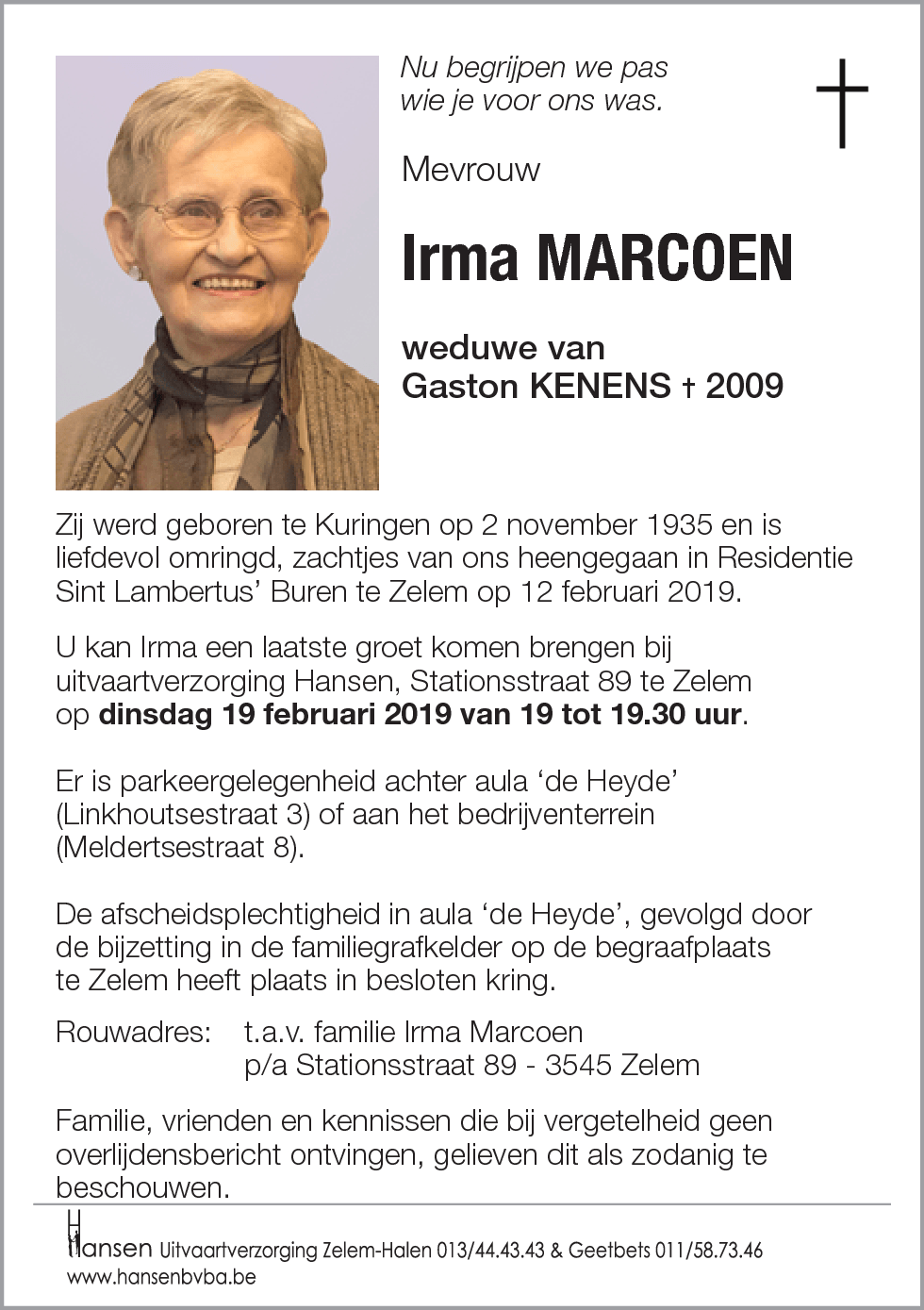 Irma MARCOEN