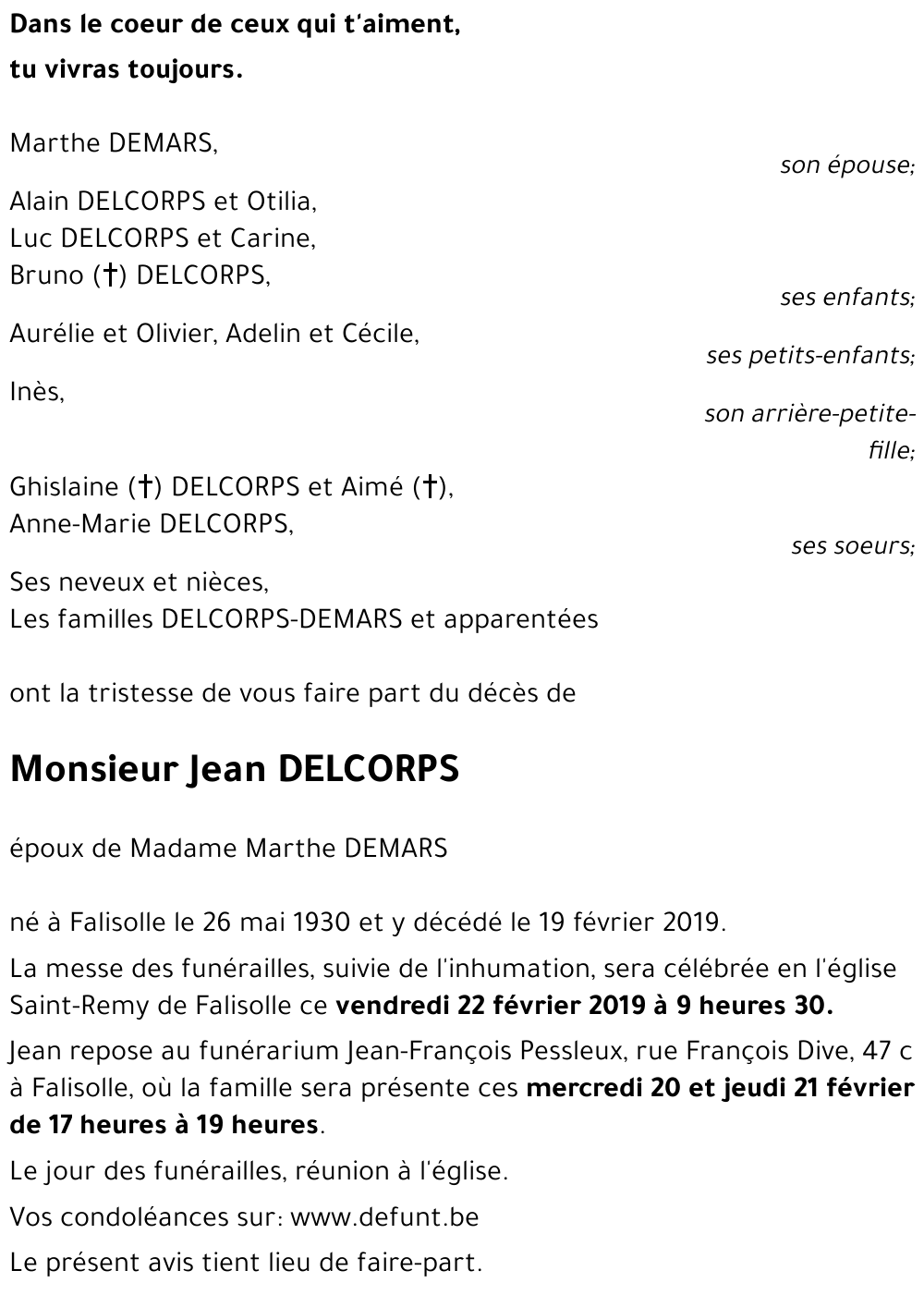 Jean DELCORPS