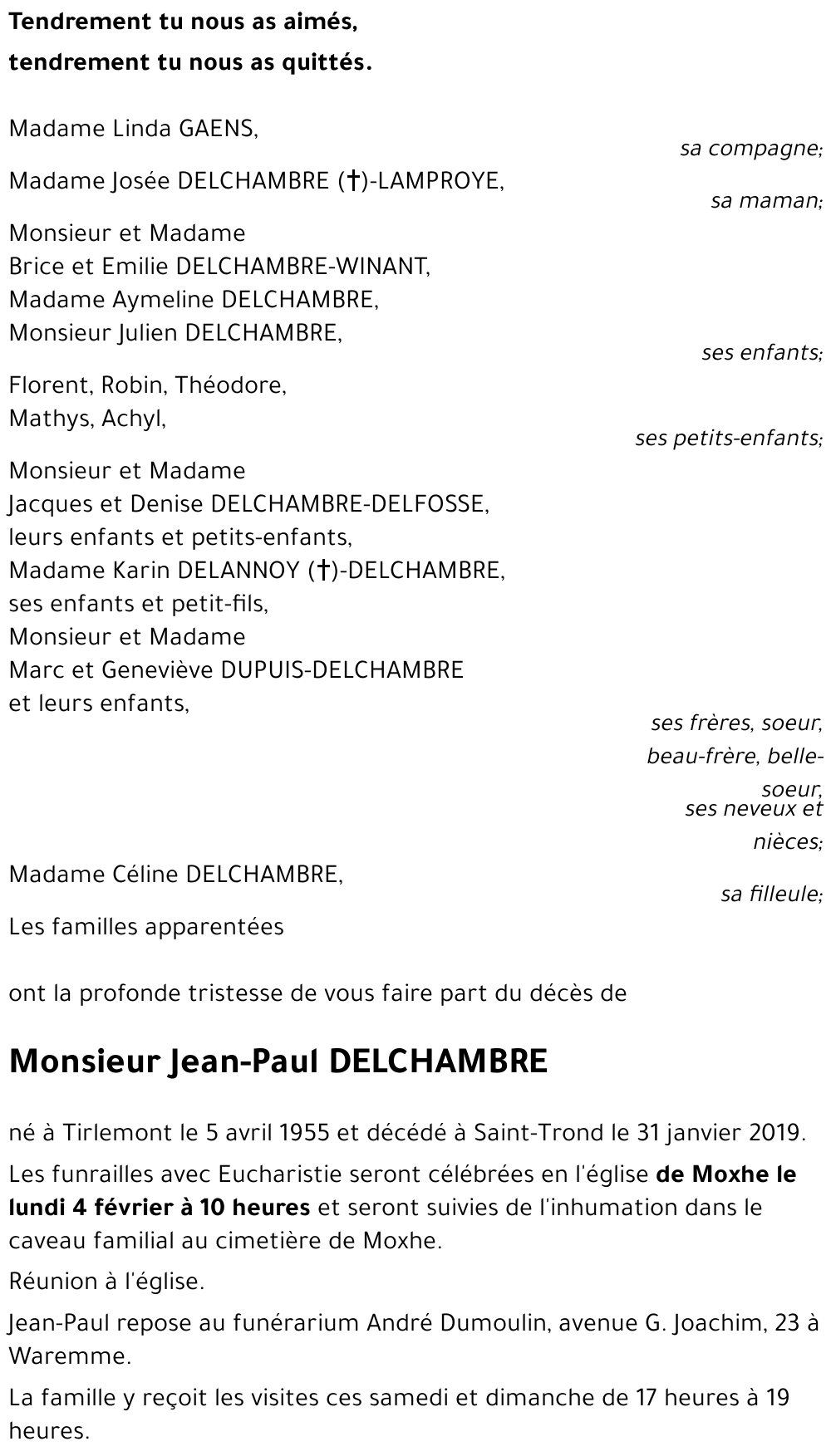 Jean-Paul DELCHAMBRE