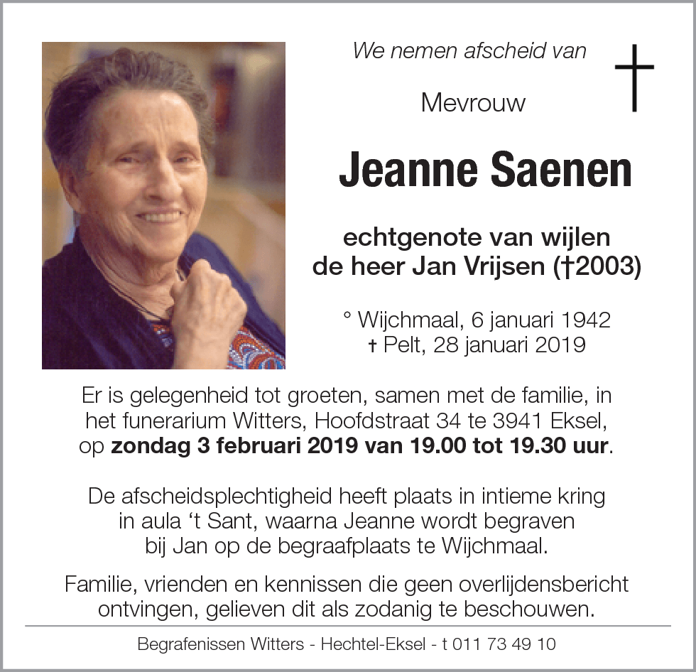 Jeanne Saenen