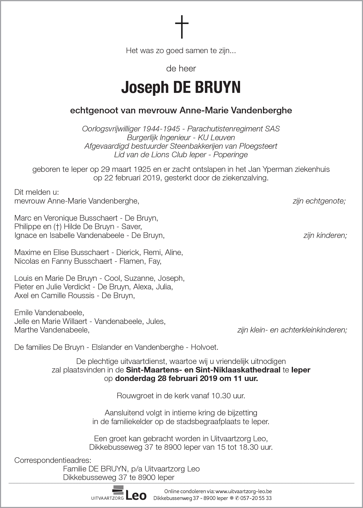 Joseph De Bruyn