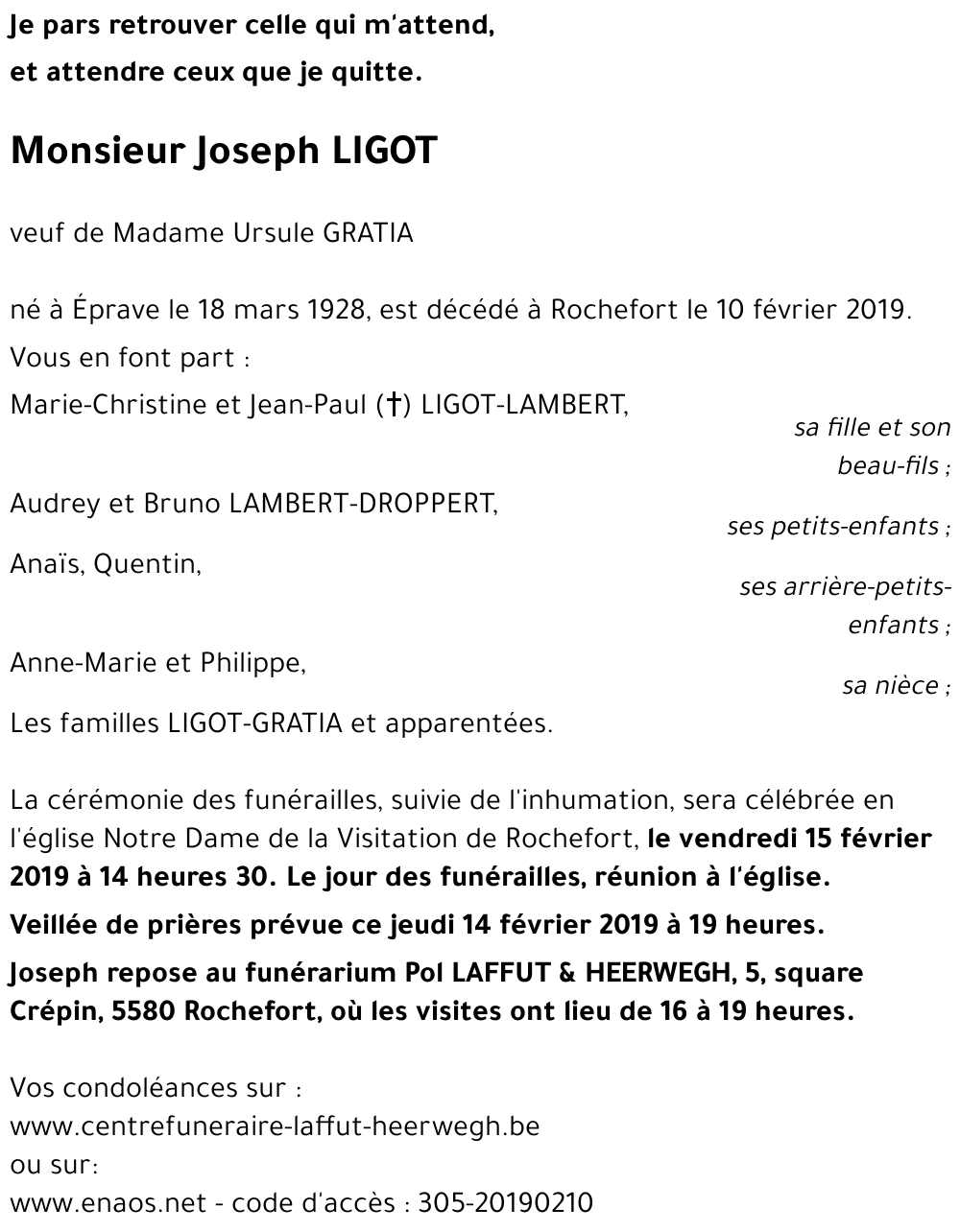 Joseph LIGOT