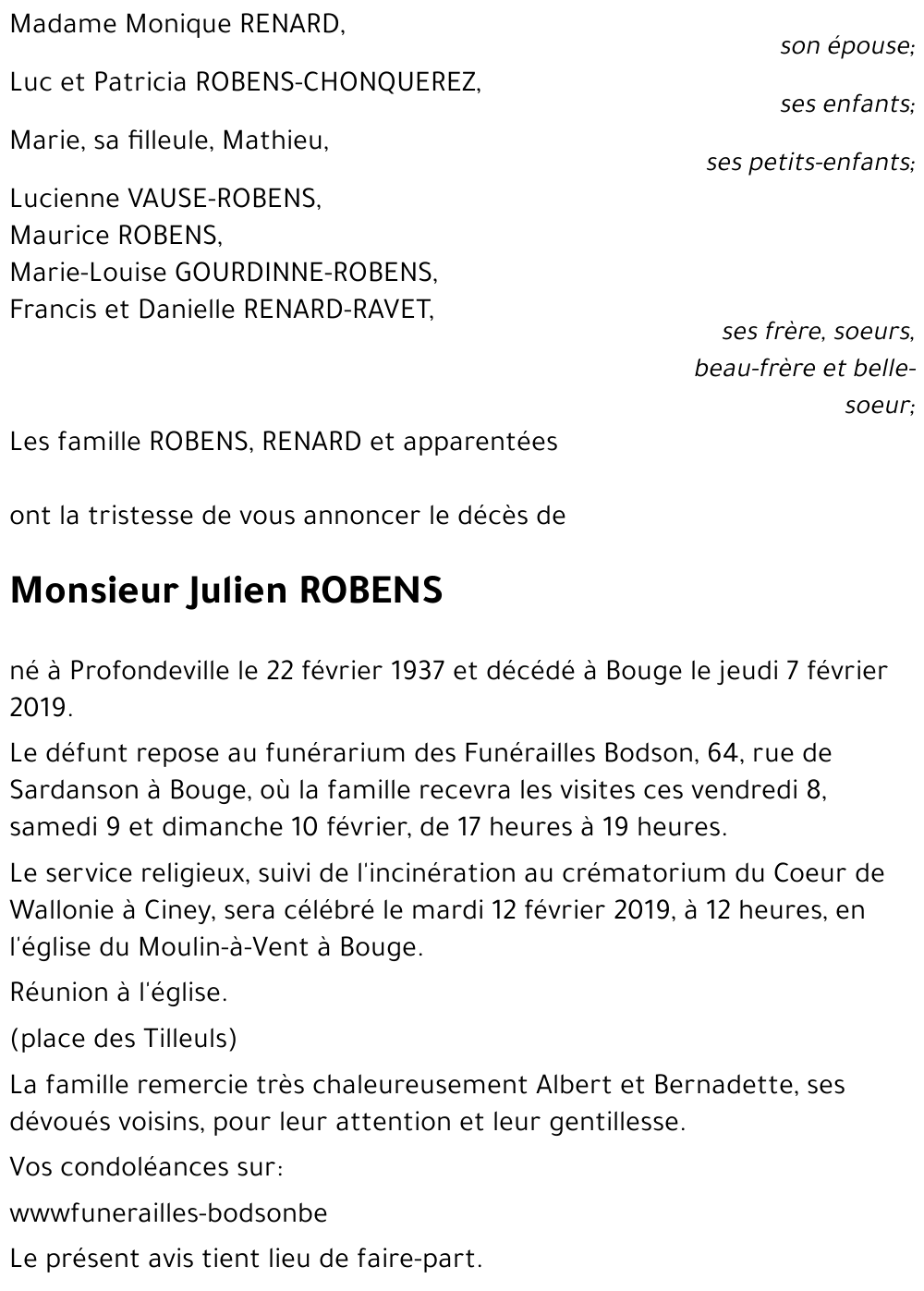 Julien ROBENS