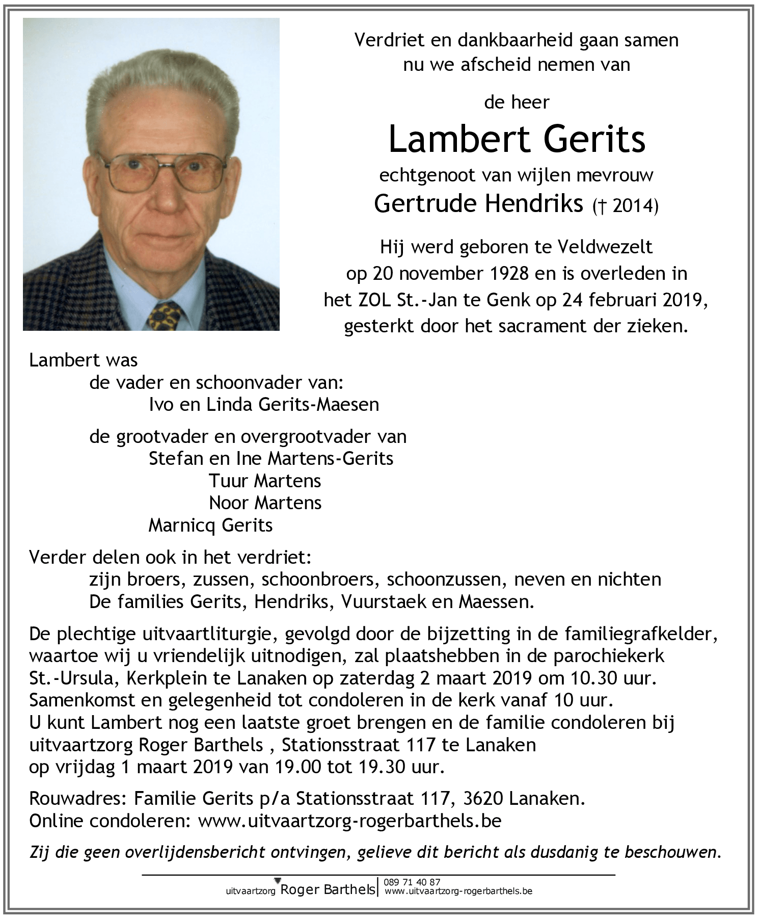 Lambert Gerits