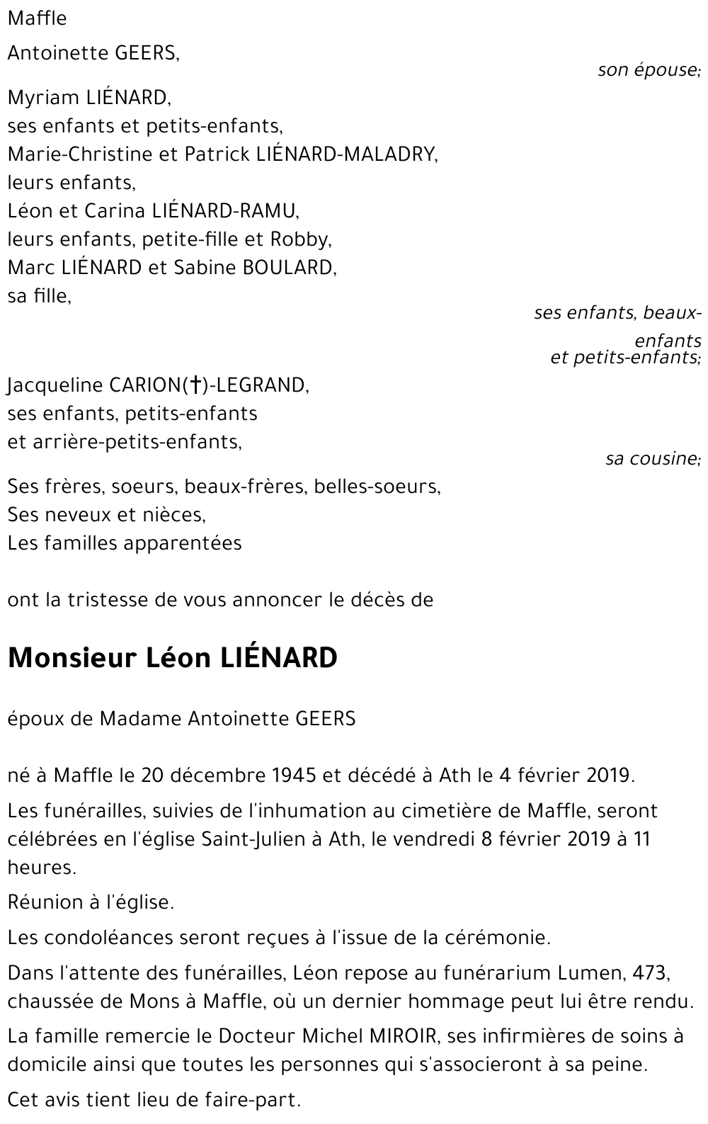 Léon LIENARD
