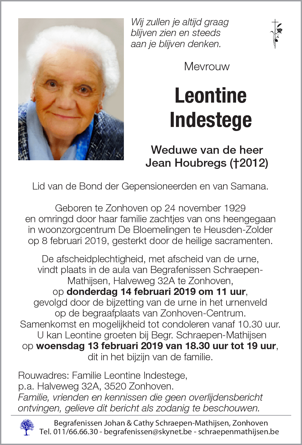 Leontine Indestege