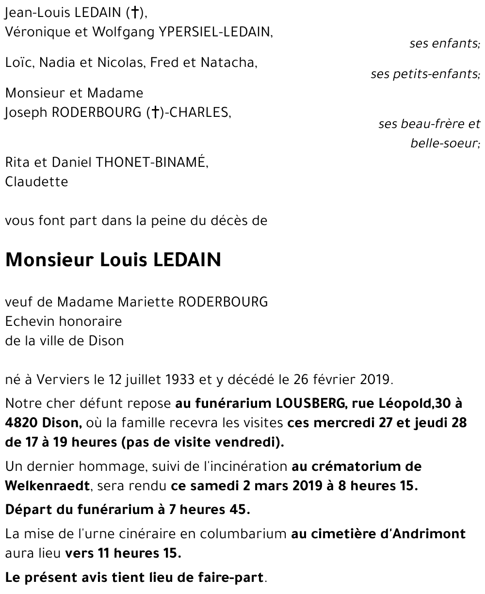 Louis LEDAIN