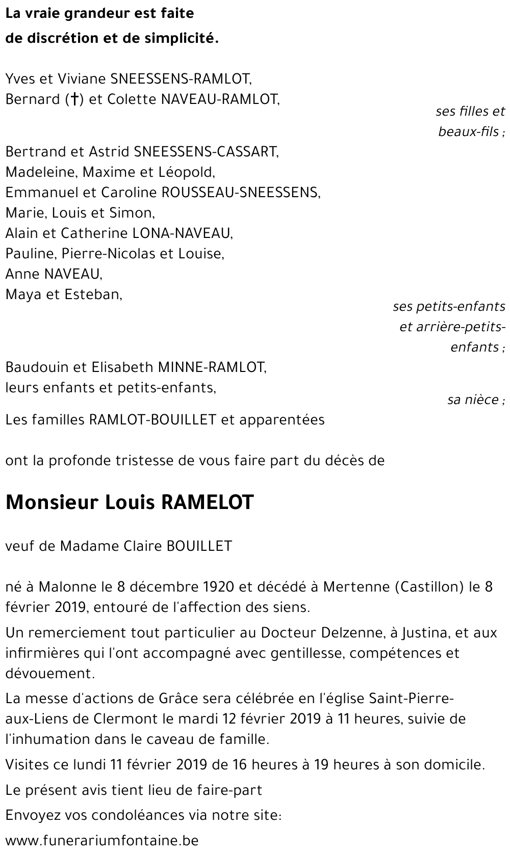 Louis RAMELOT