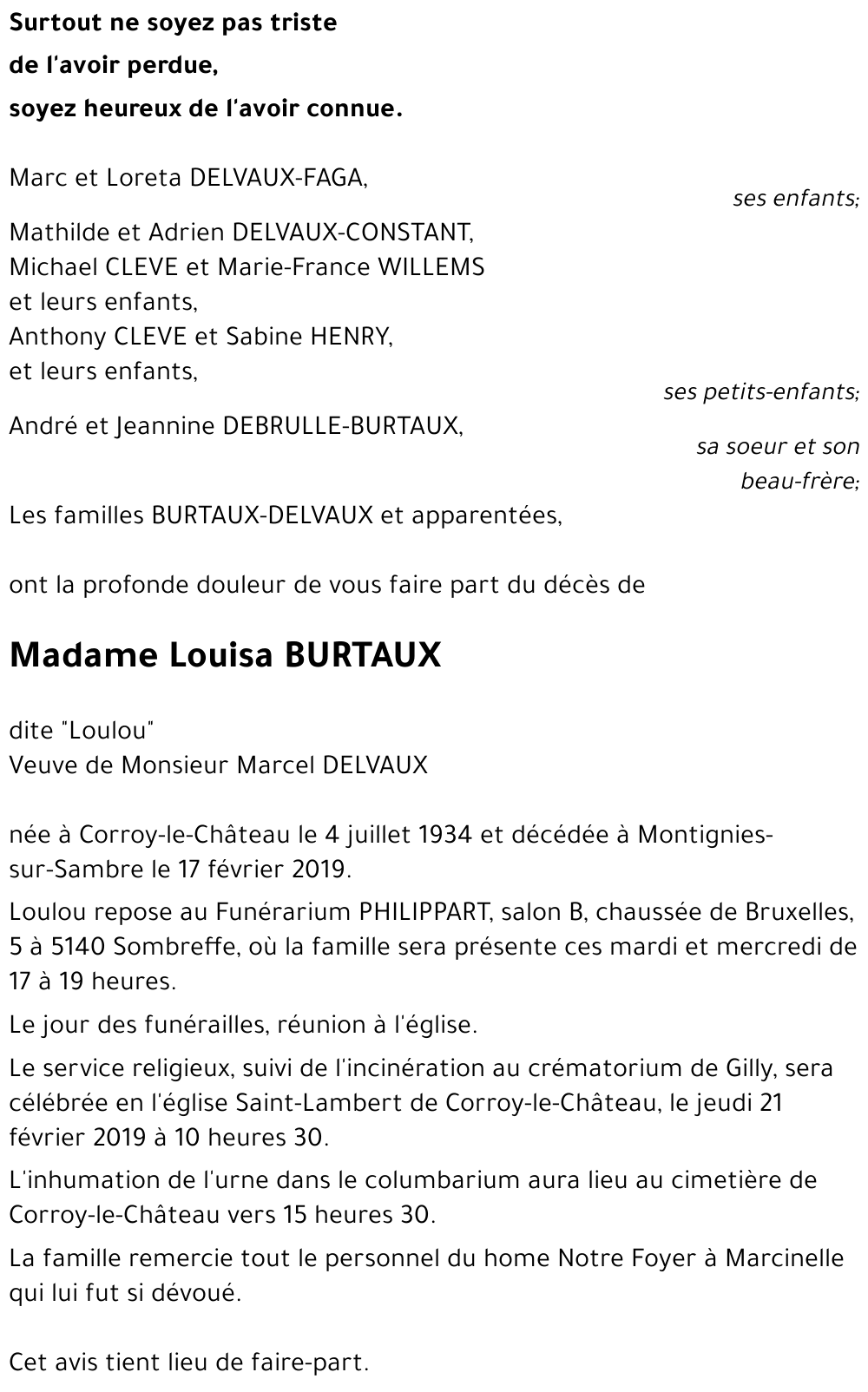Louisa BURTAUX