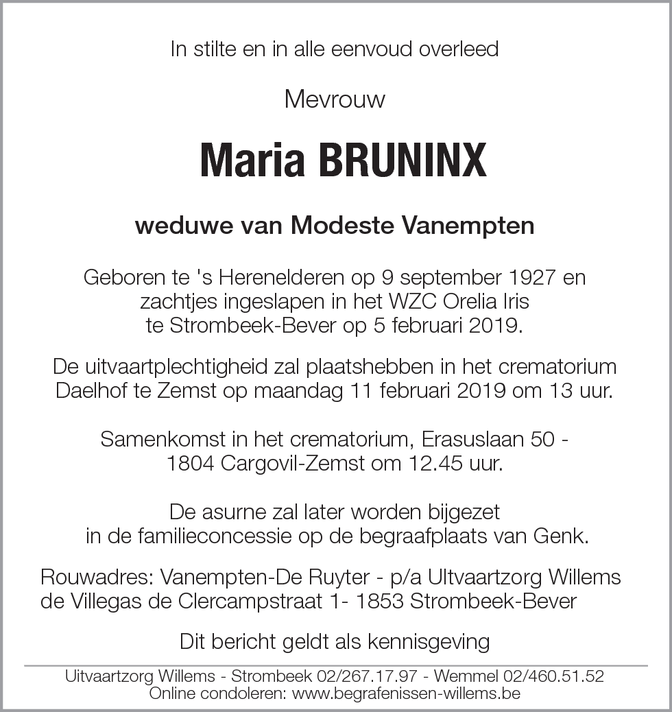 Maria Bruninx