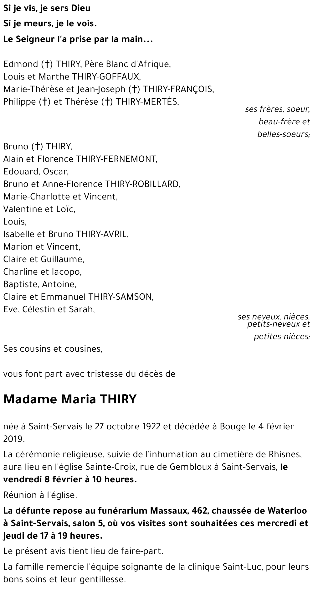 Maria THIRY