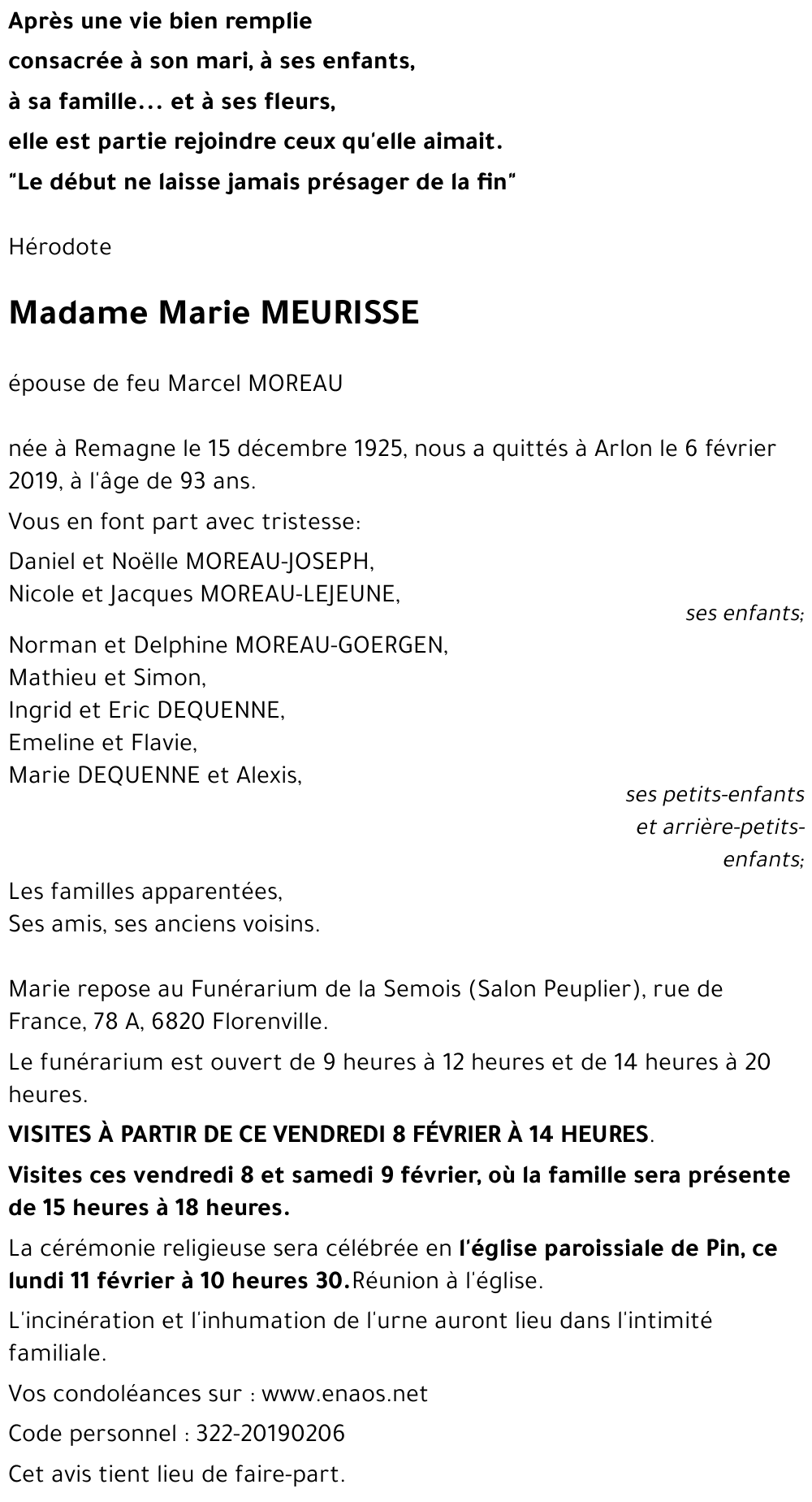 Marie MEURISSE