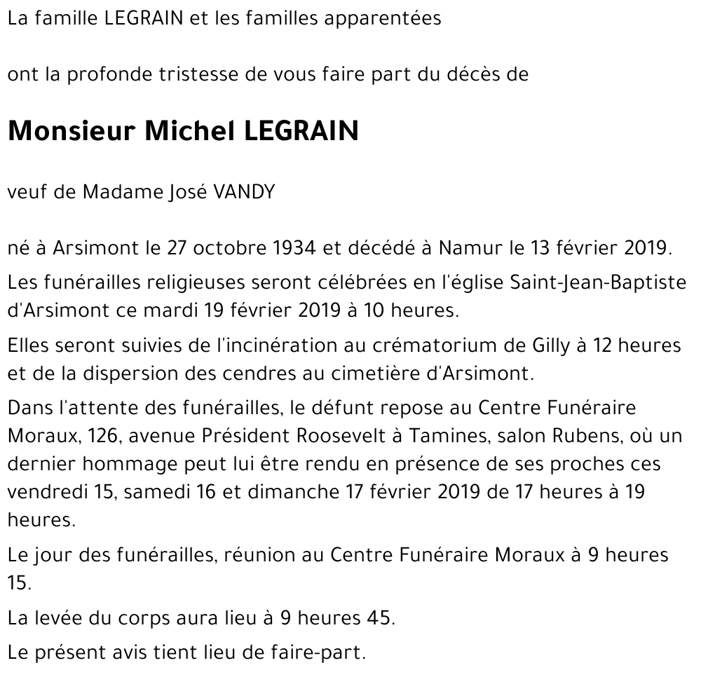Michel LEGRAIN