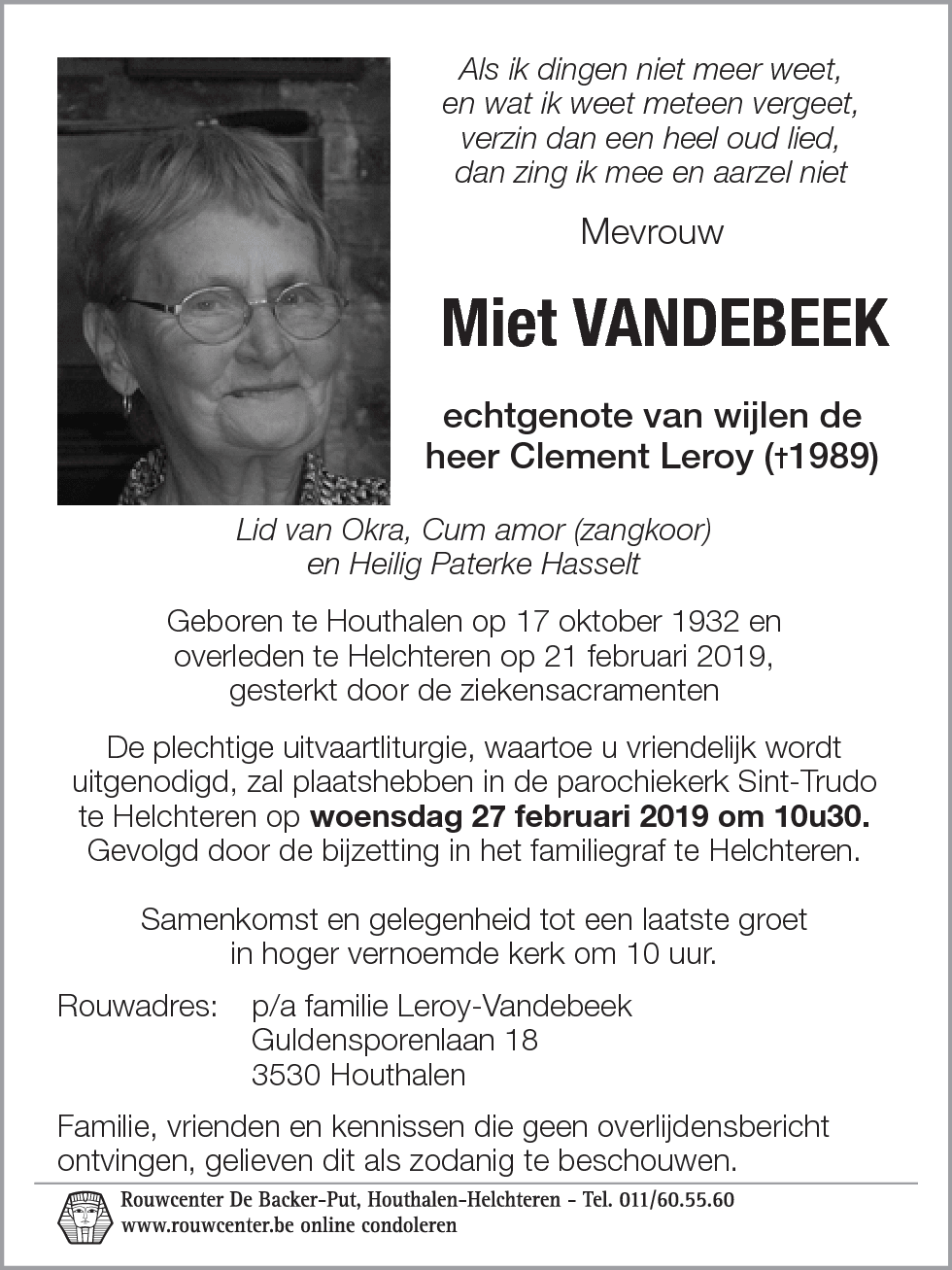 Miet Vandebeek