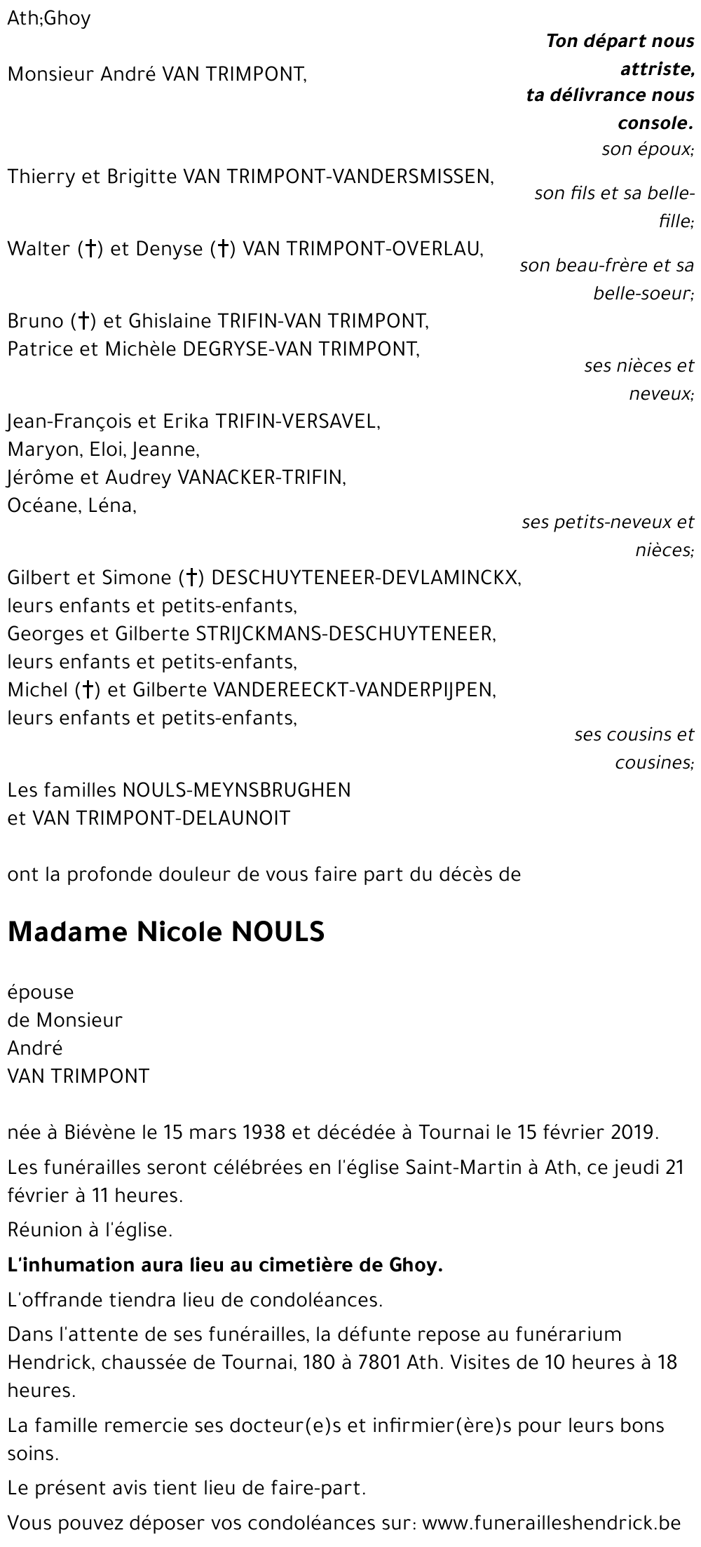 Nicole NOULS